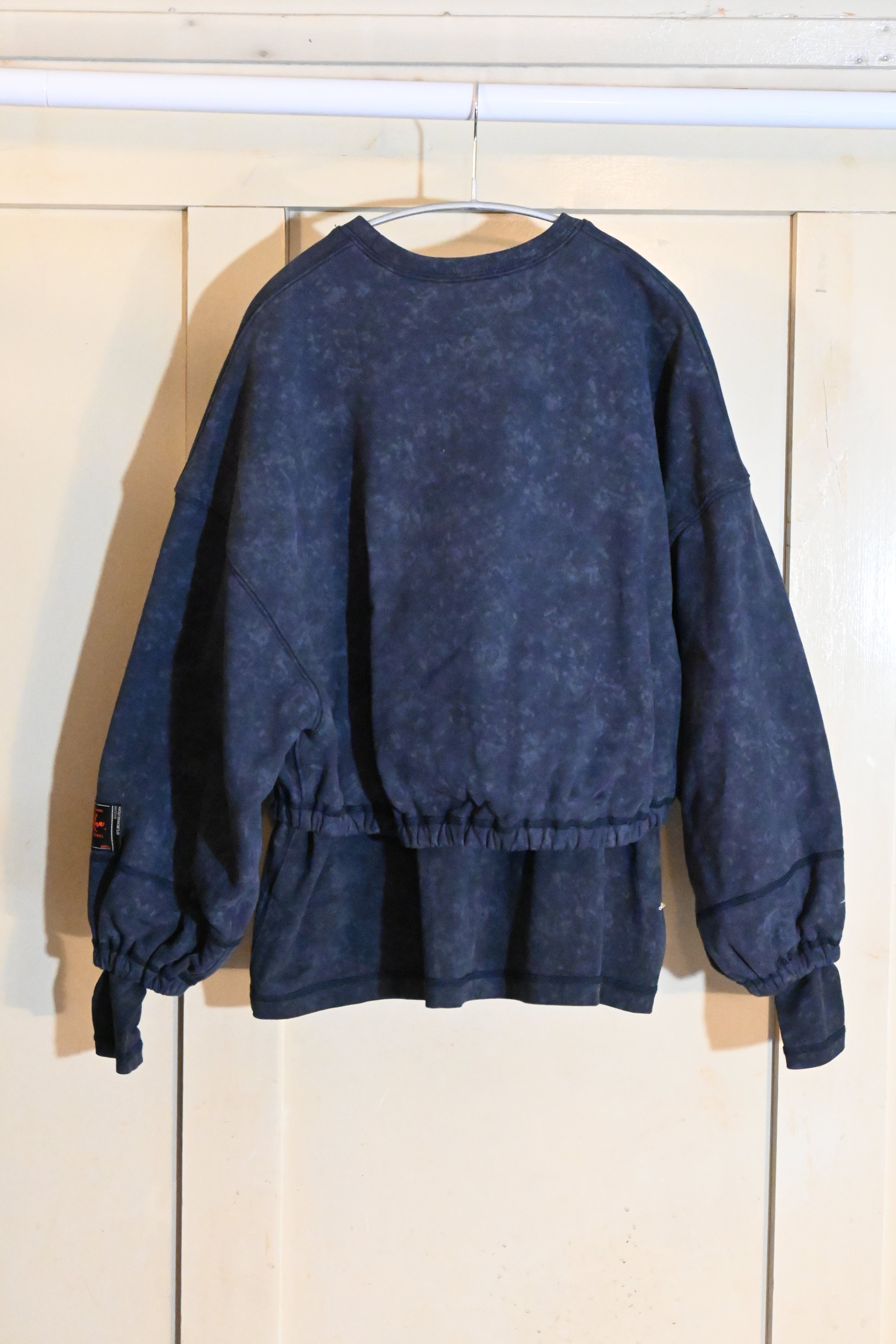 SYUMAN Blue Zip Sweatshirt – Japanese Designer Streetwear (Size 1)