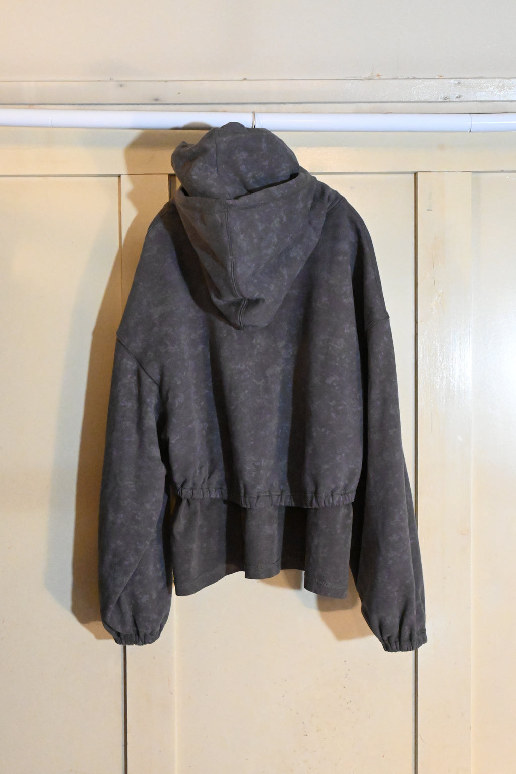 SYUMAN Grey Blue Zip Hoodie – Japanese Designer Streetwear (Size 2)