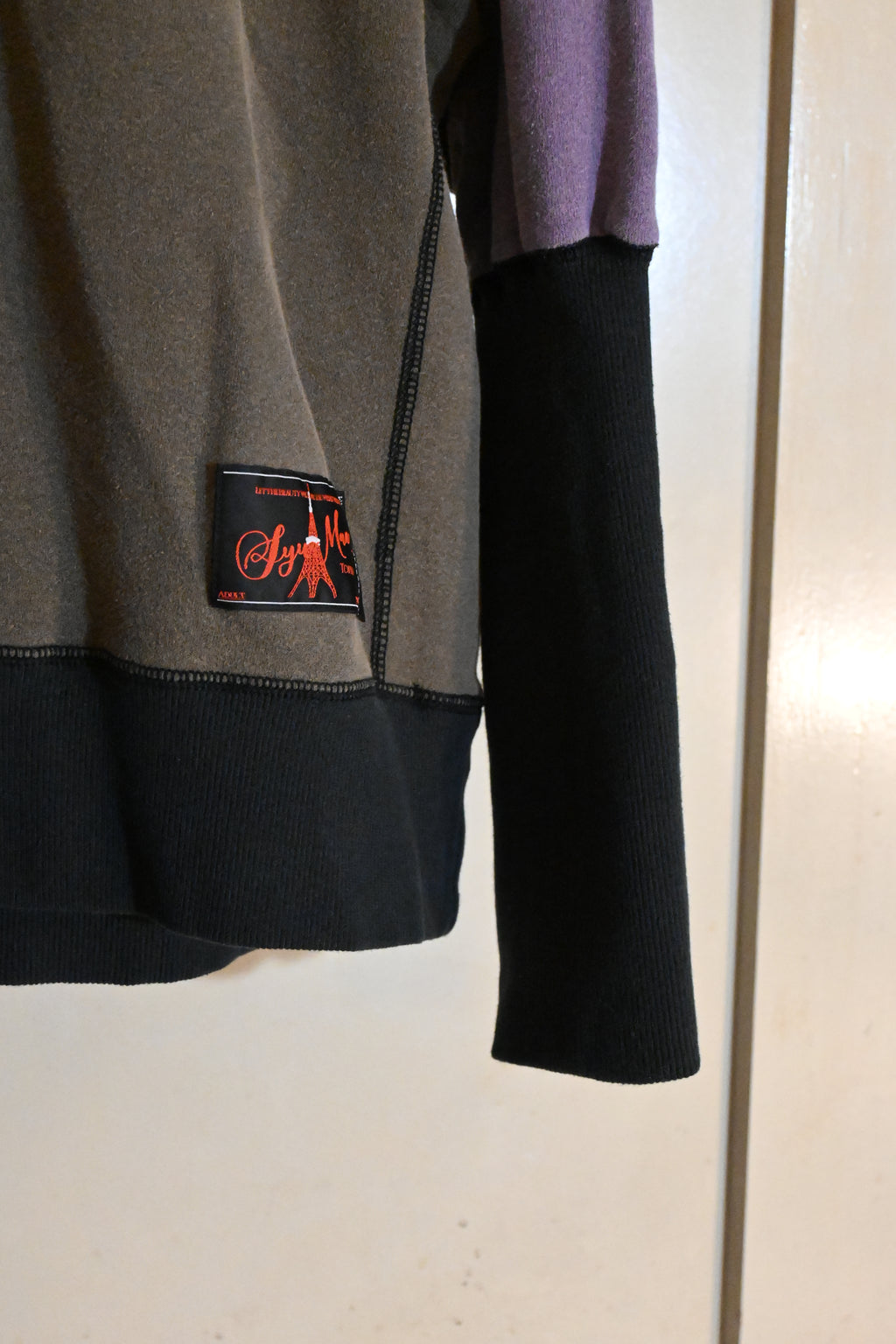 SYUMAN Raglan Hoodie – Purple / Olive (Size 2)