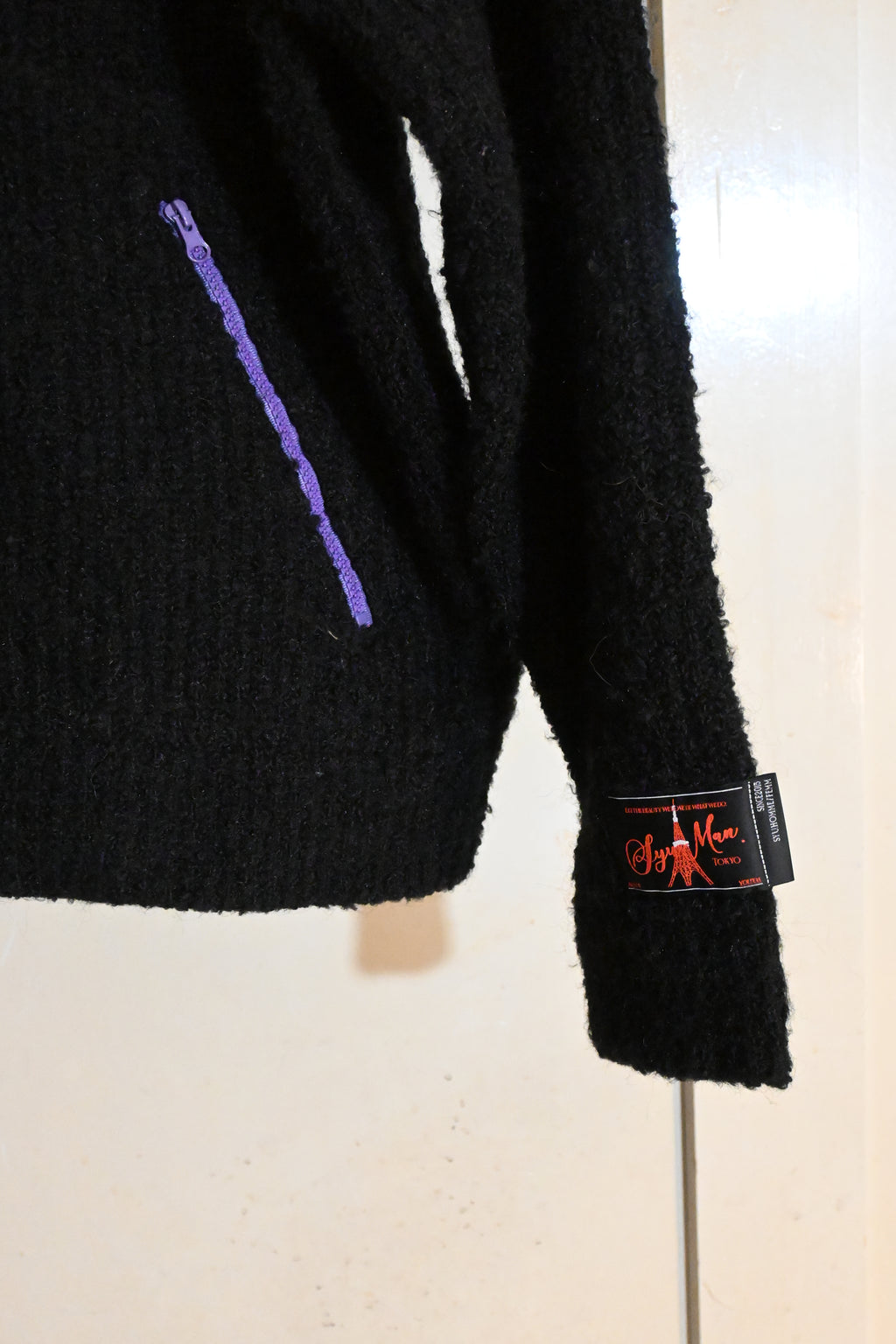SYUMAN Knit Sweatshirt – Triple Zip Collar (Size F)