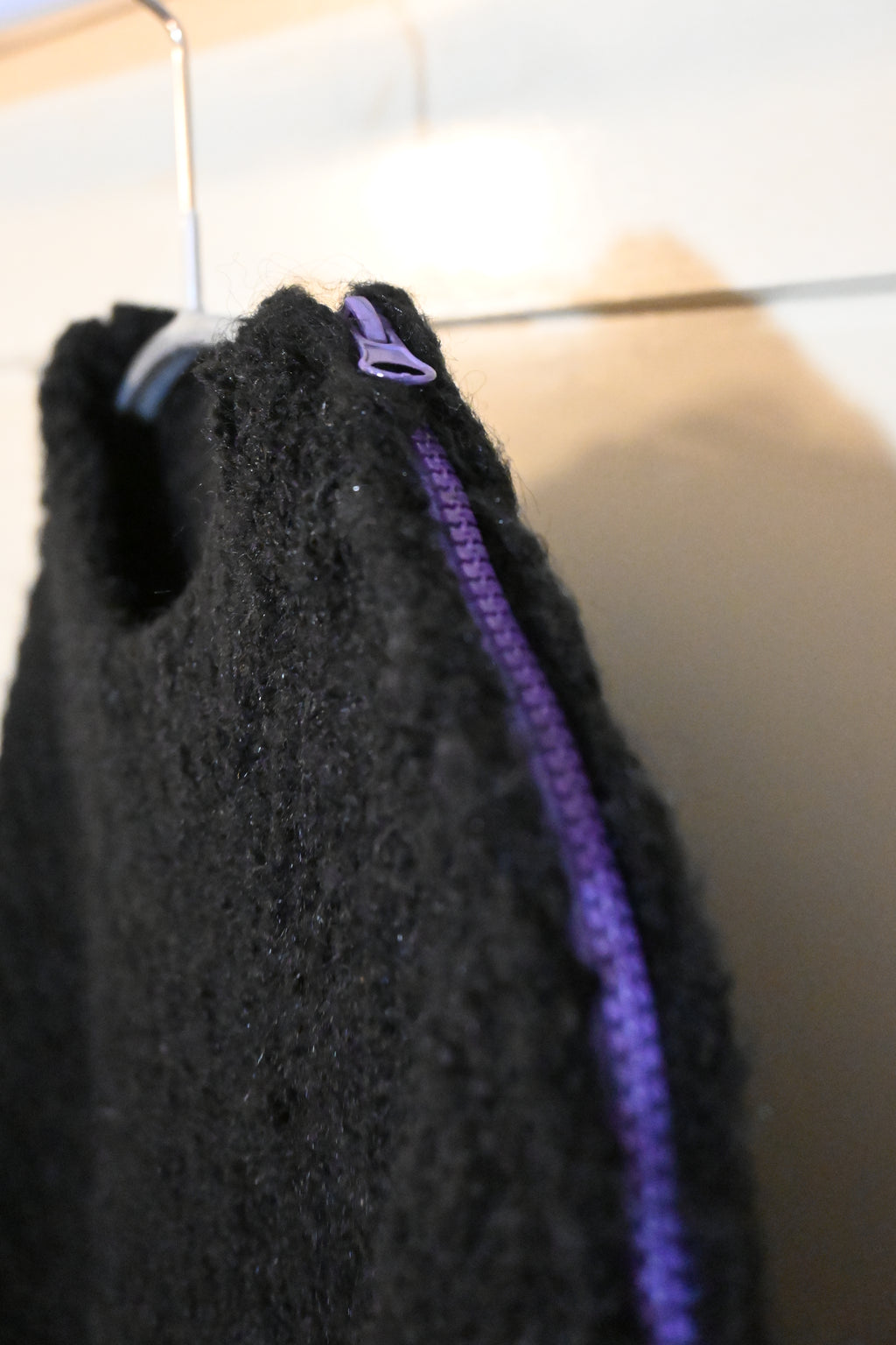 SYUMAN Knit Sweatshirt – Triple Zip Collar (Size F)