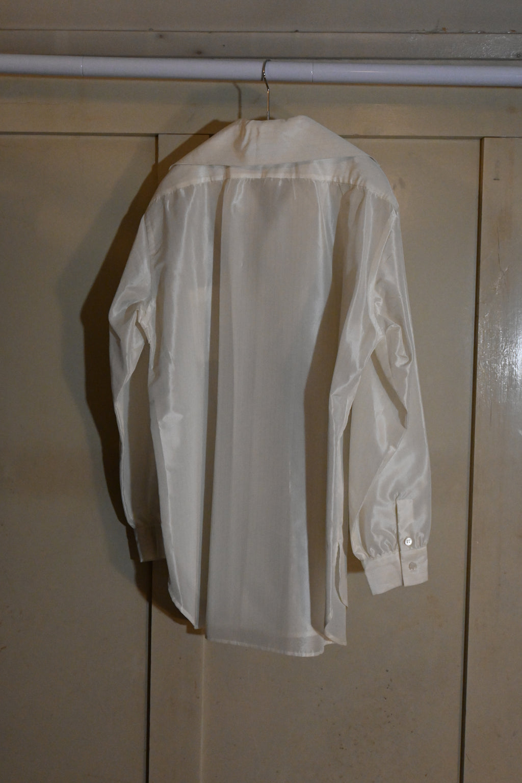 Yohji Yamamoto Acetate Stripe Shirt – Black (Size M)