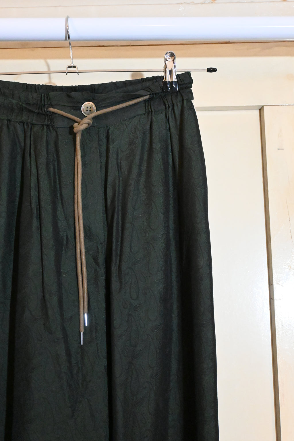 sacai Paisley Wide Pants – Cupro (Size 1)