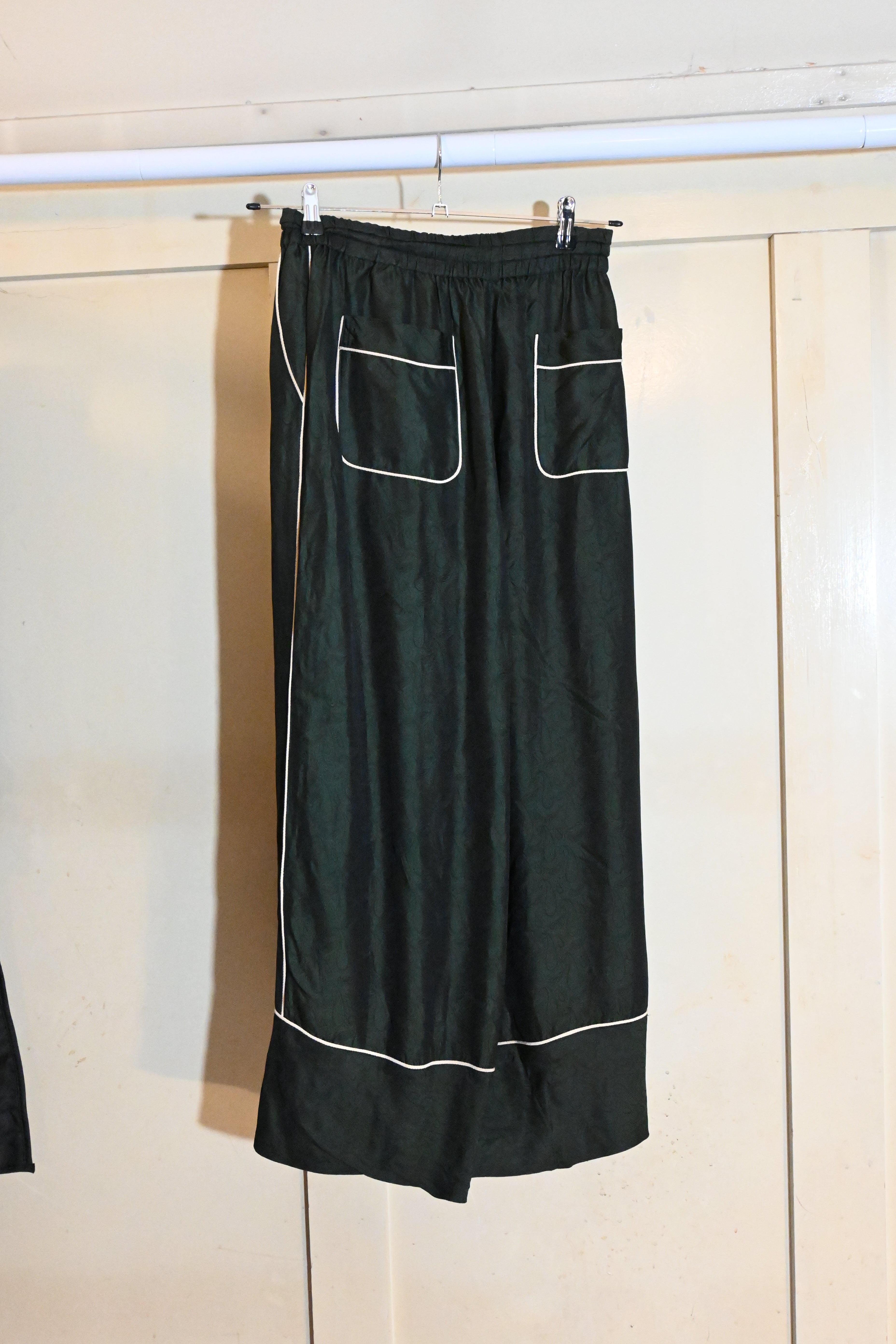 sacai Paisley Wide Pants – Cupro (Size 1)