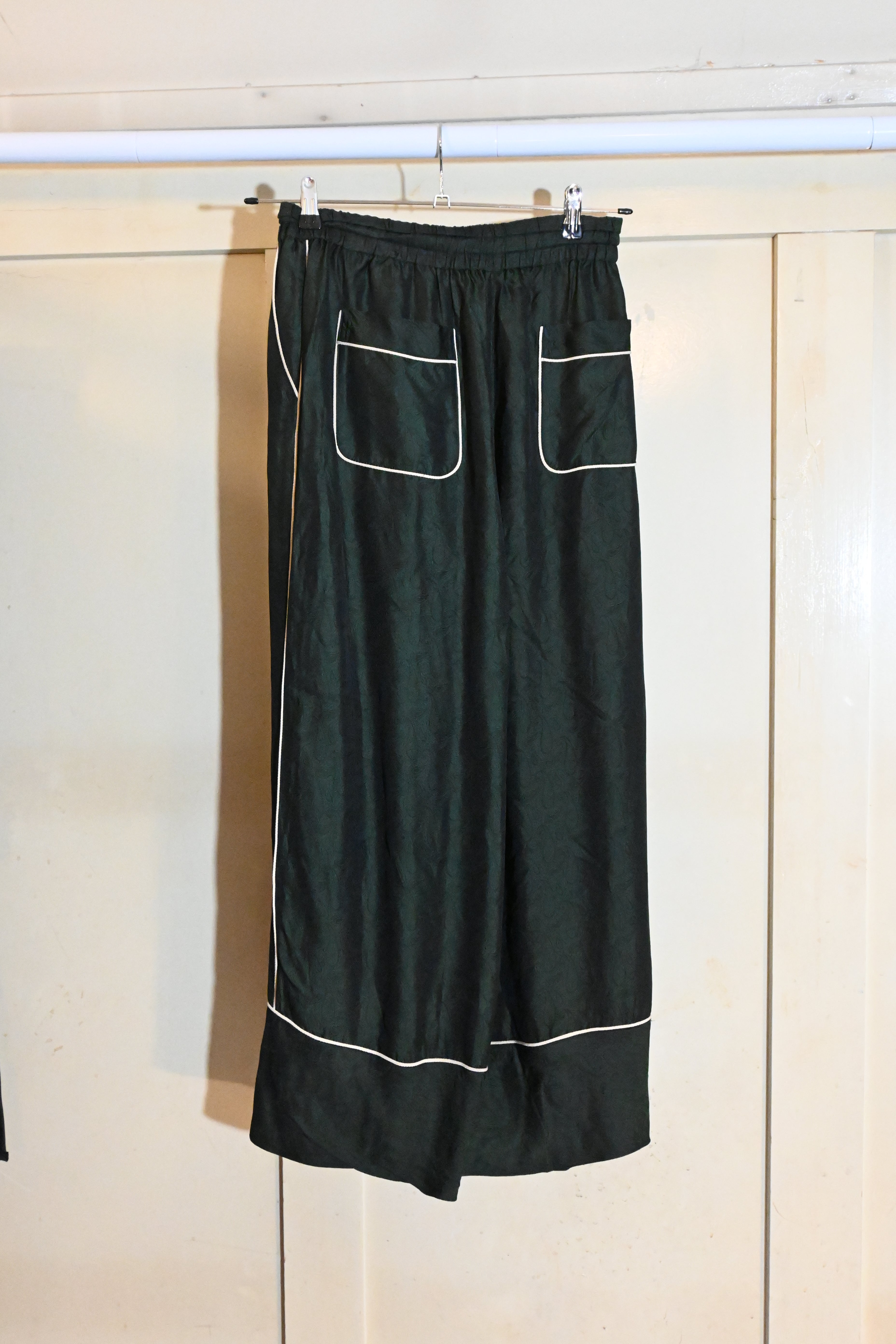 sacai Paisley Wide Pants – Cupro (Size 1)