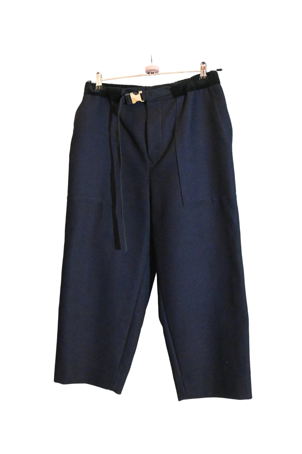 sacai Wool Melton Wide Pants – Japanese Designer (Free Size)