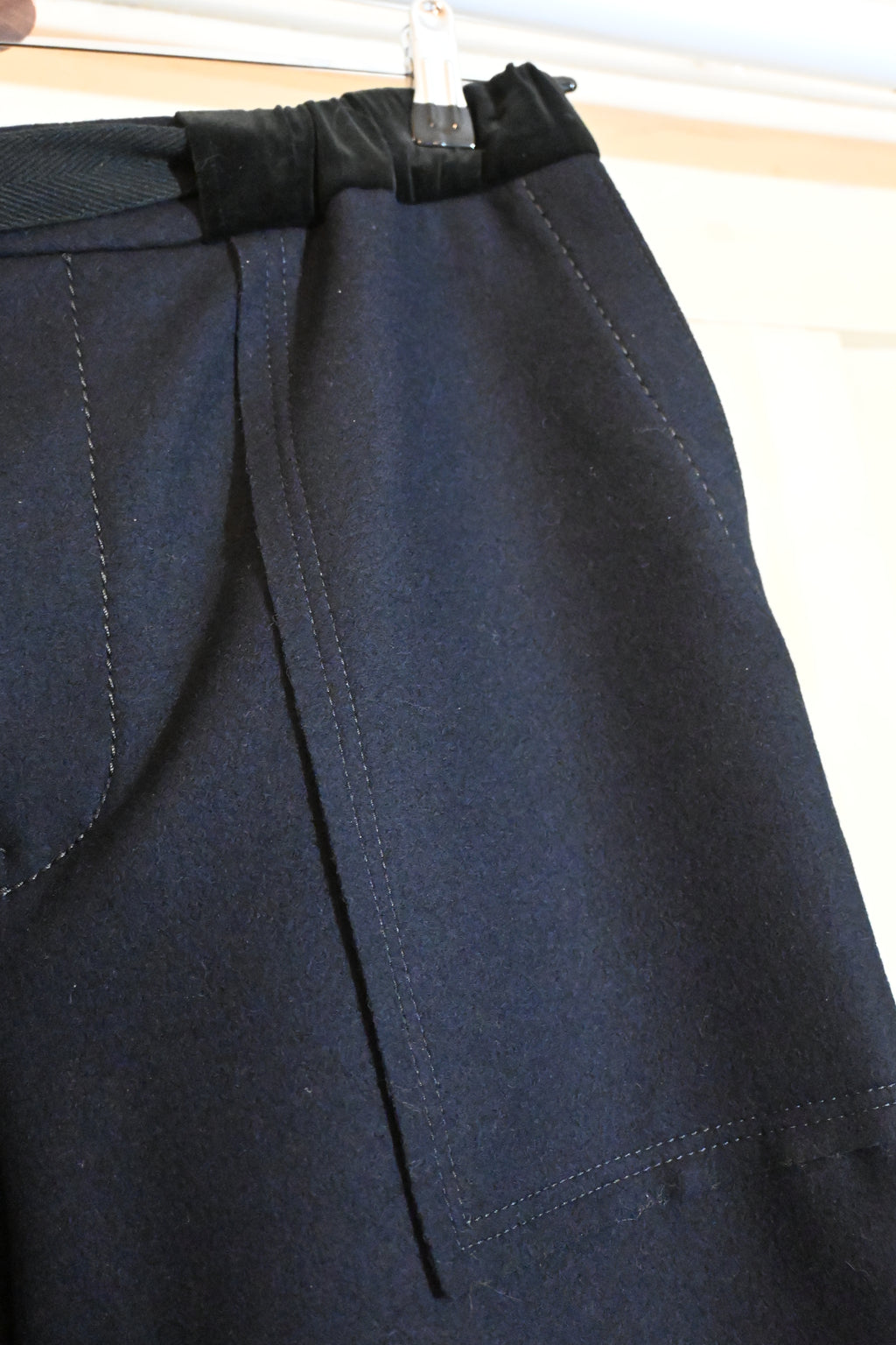 sacai Wool Melton Wide Pants – Japanese Designer (Free Size)