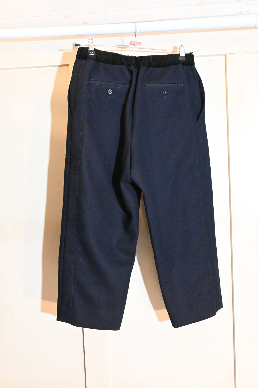 sacai Wool Melton Wide Pants – Japanese Designer (Free Size)