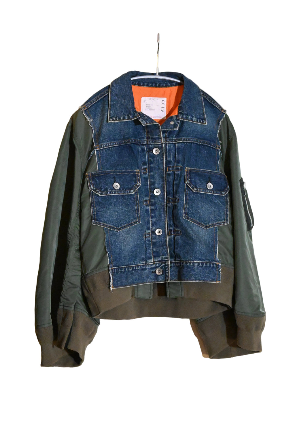 sacai Hybrid Denim Jacket – Docking Design (Size 2)
