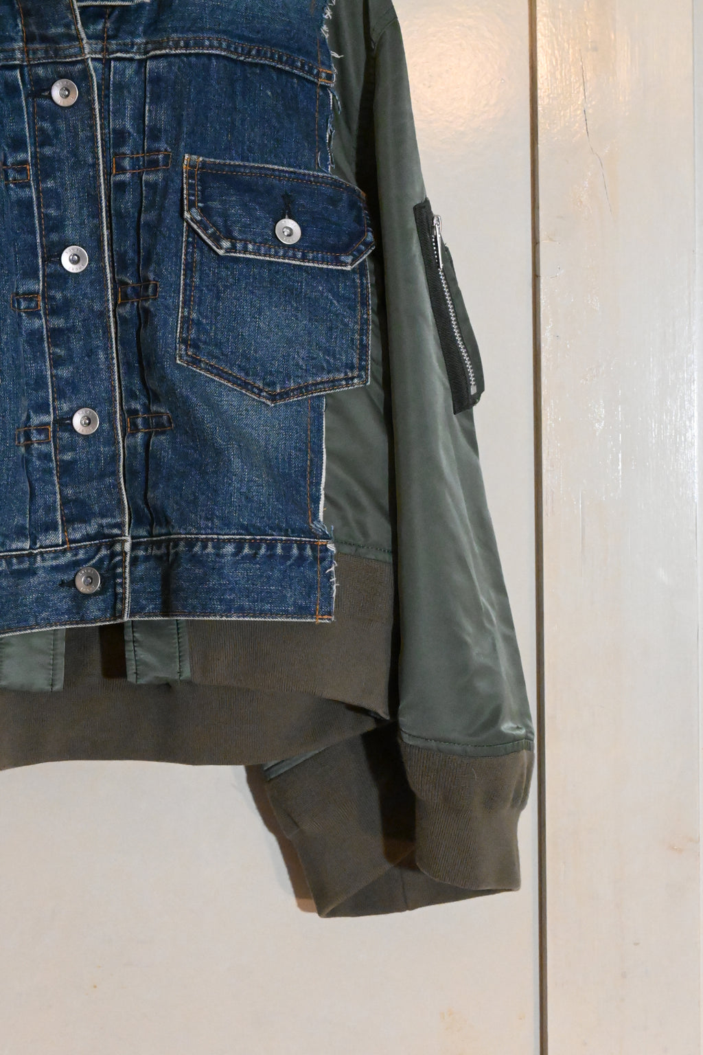 sacai Hybrid Denim Jacket – Docking Design (Size 2)