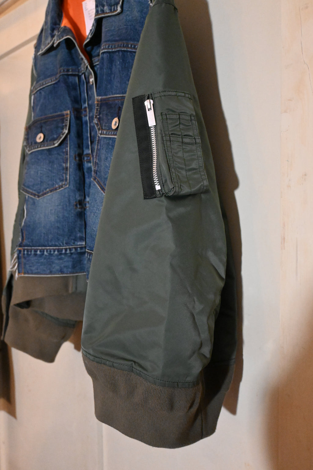 sacai Hybrid Denim Jacket – Docking Design (Size 2)