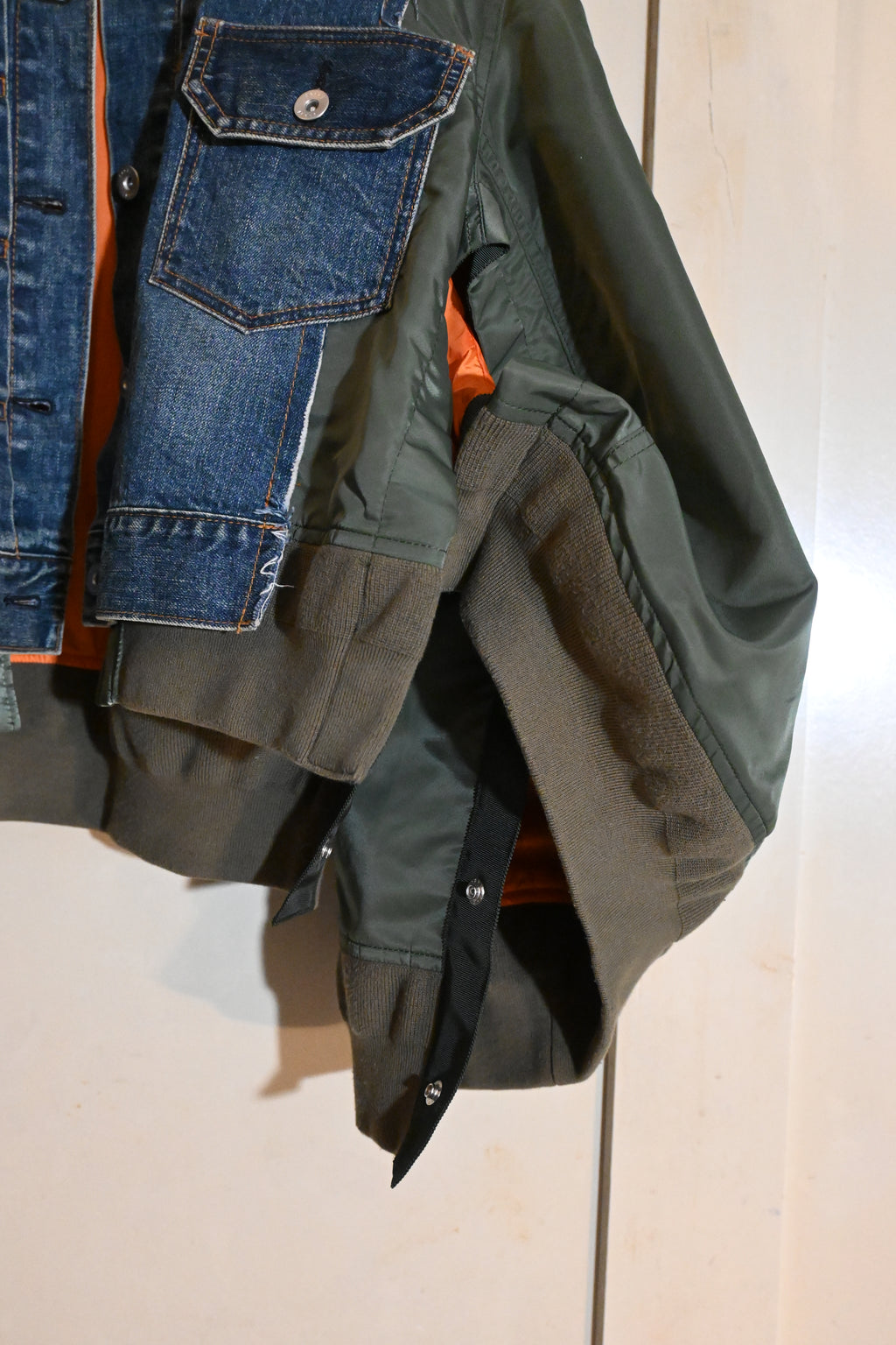 sacai Hybrid Denim Jacket – Docking Design (Size 2)