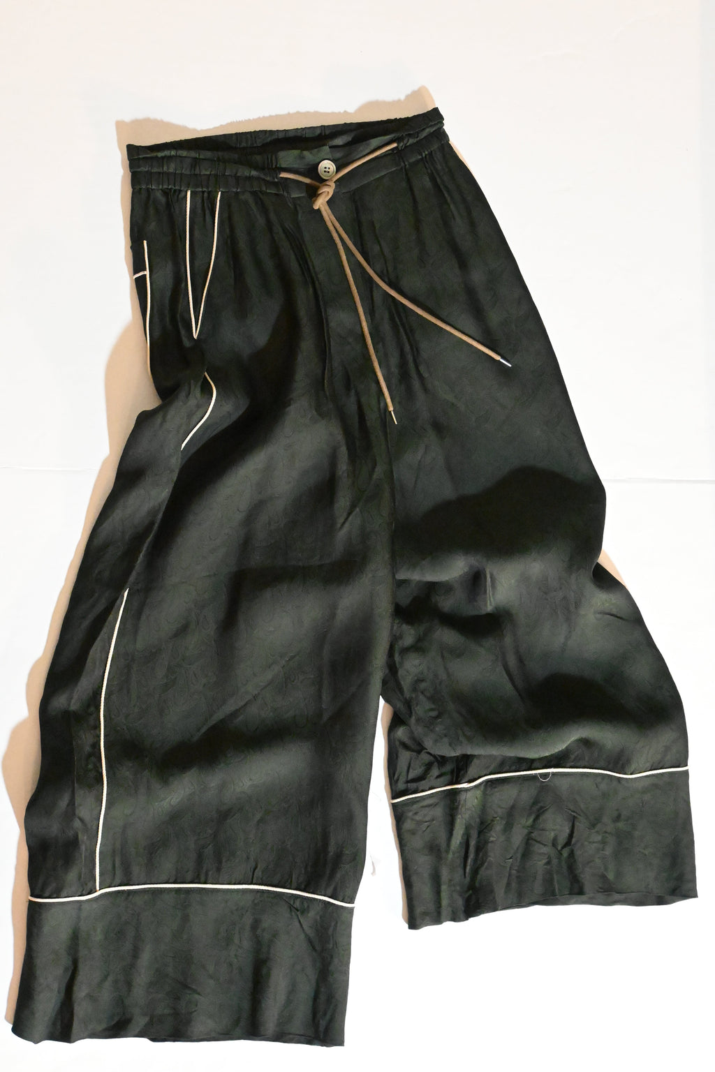 sacai Paisley Wide Pants – Cupro (Size 1)
