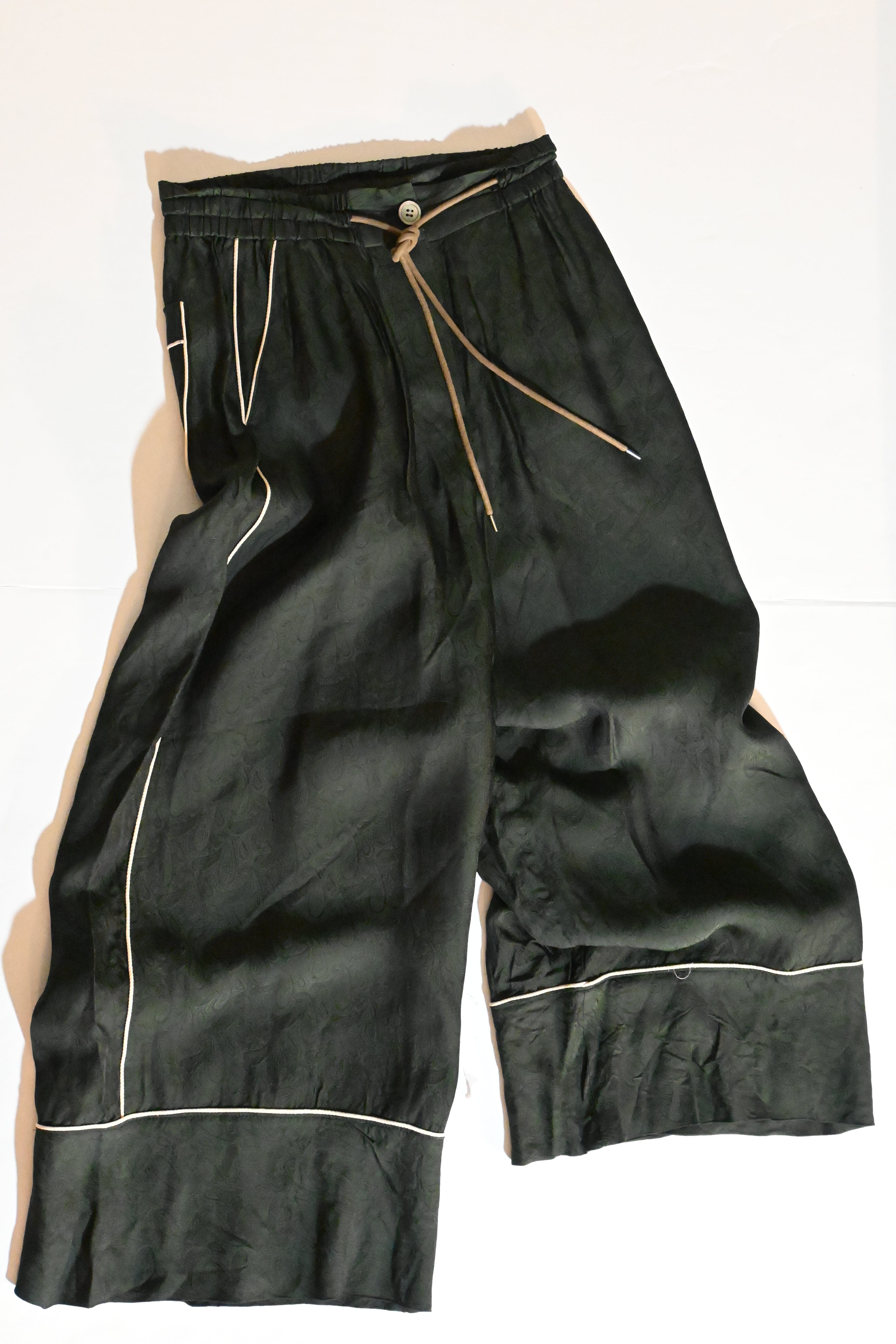 sacai Paisley Wide Pants – Cupro (Size 1)
