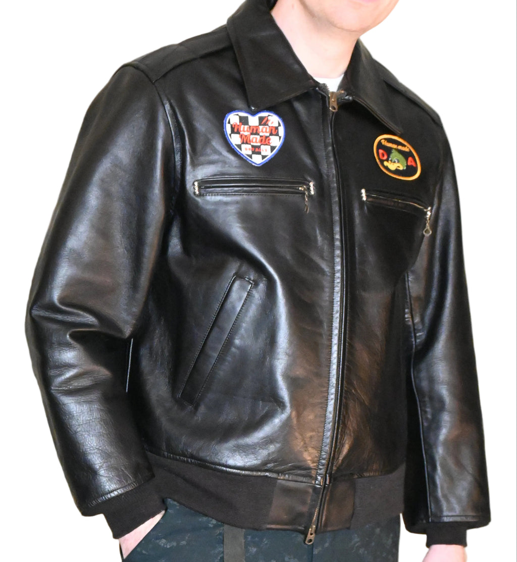 Human Made Leather Jacket – Cowhide / Horsehide (Size L)