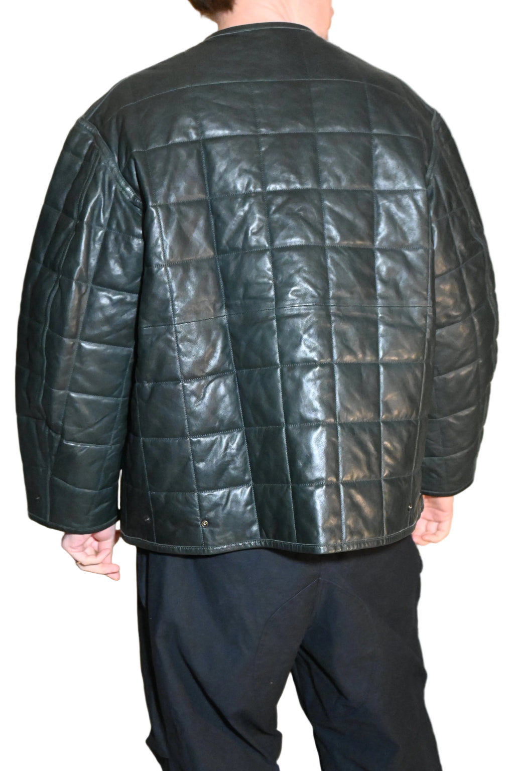 YOKE Reversible Sheep Leather Jacket – Black (Size 3)