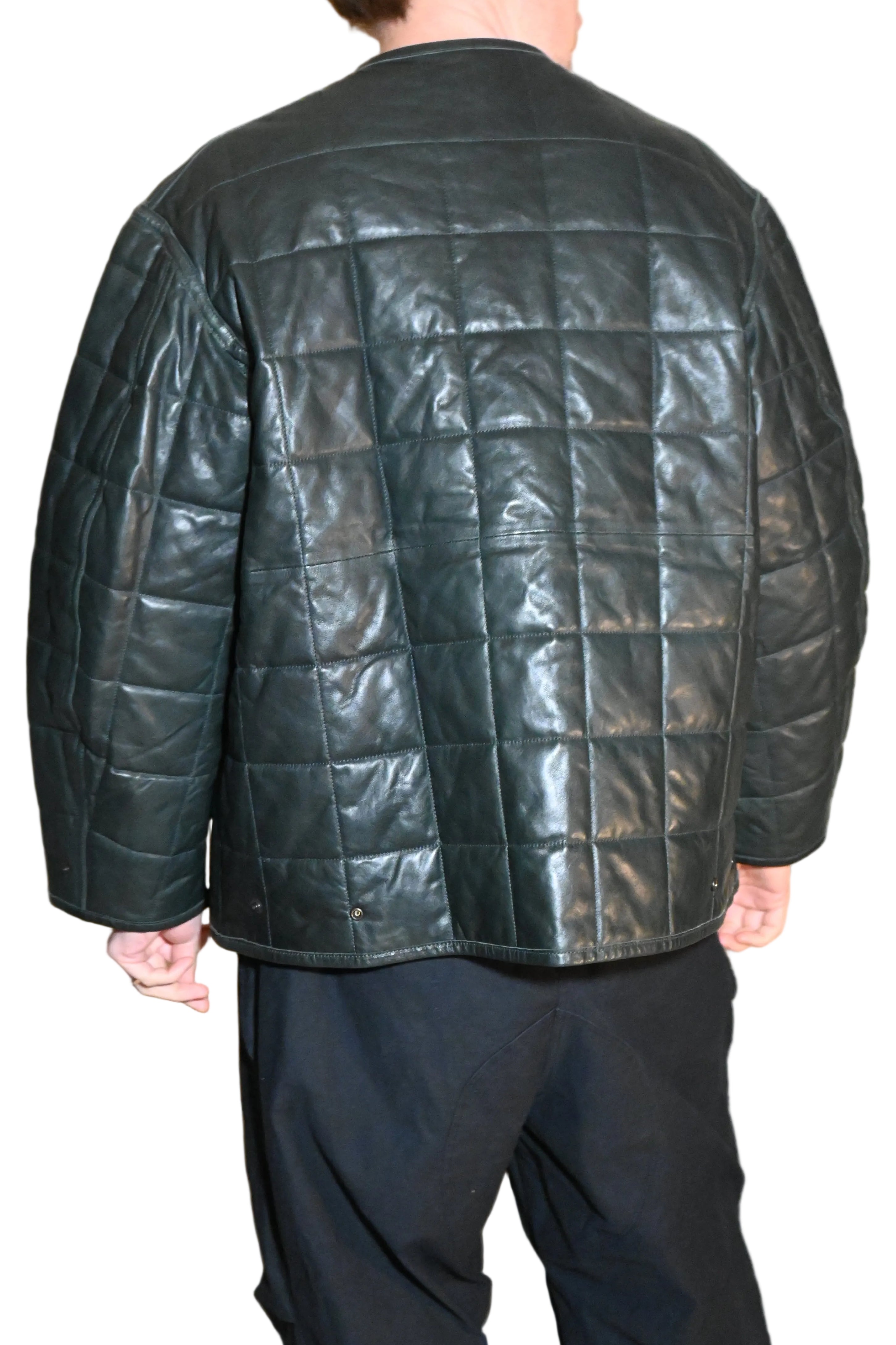 YOKE Reversible Sheep Leather Jacket – Black (Size 3)