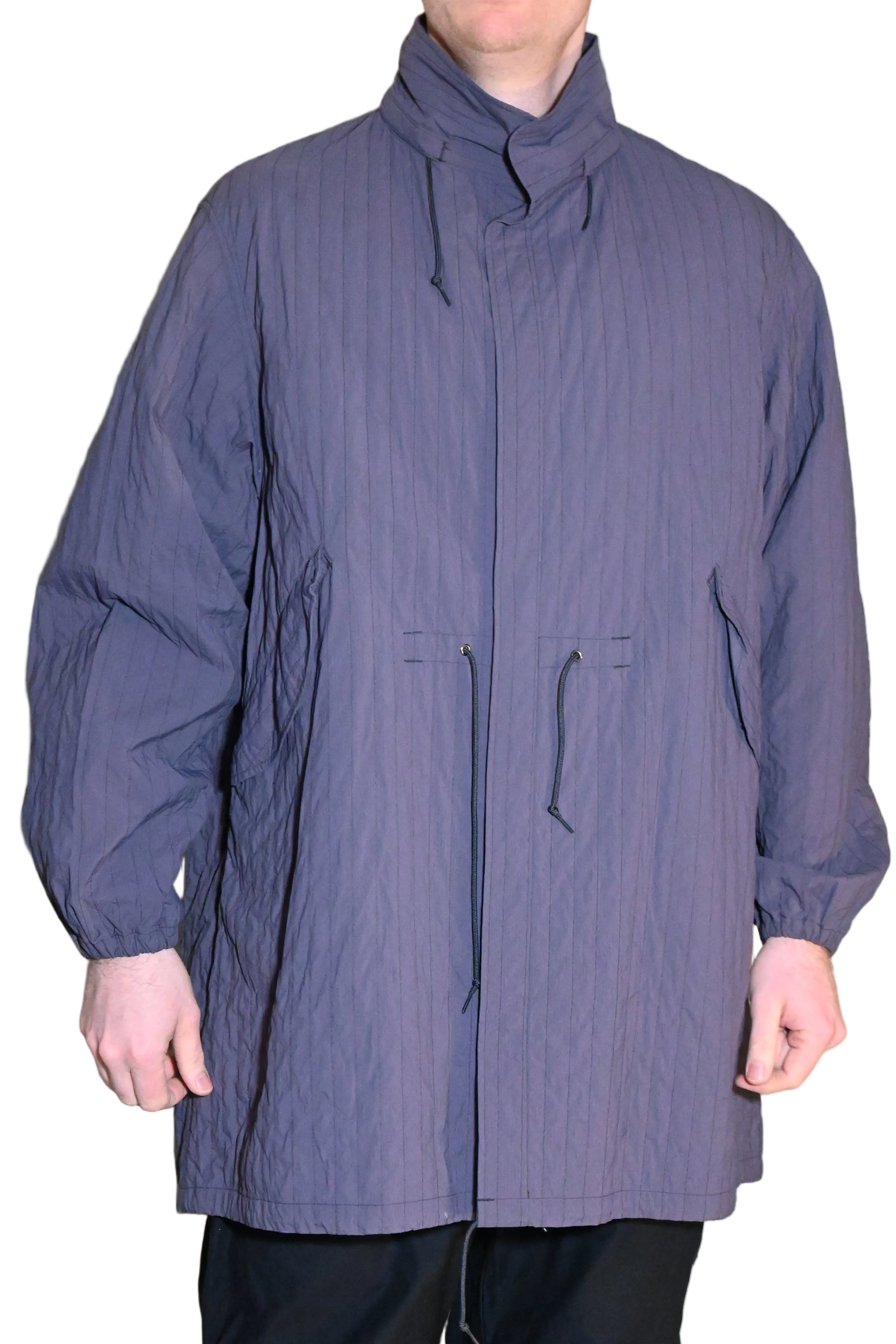 YOKE Purple Coat – Japanese Designer Outerwear (Size 1)