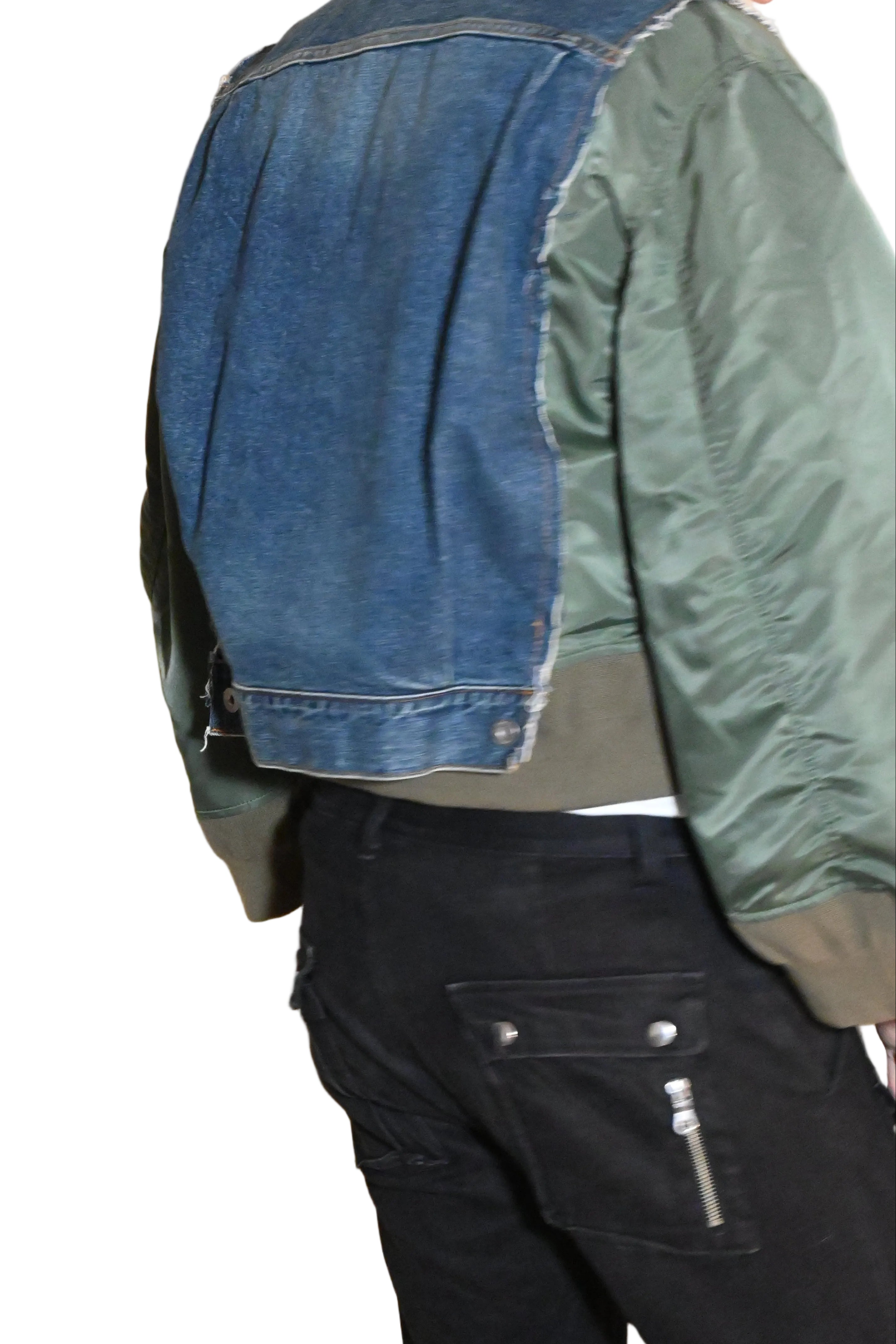sacai Hybrid Denim Jacket – Docking Design (Size 2)