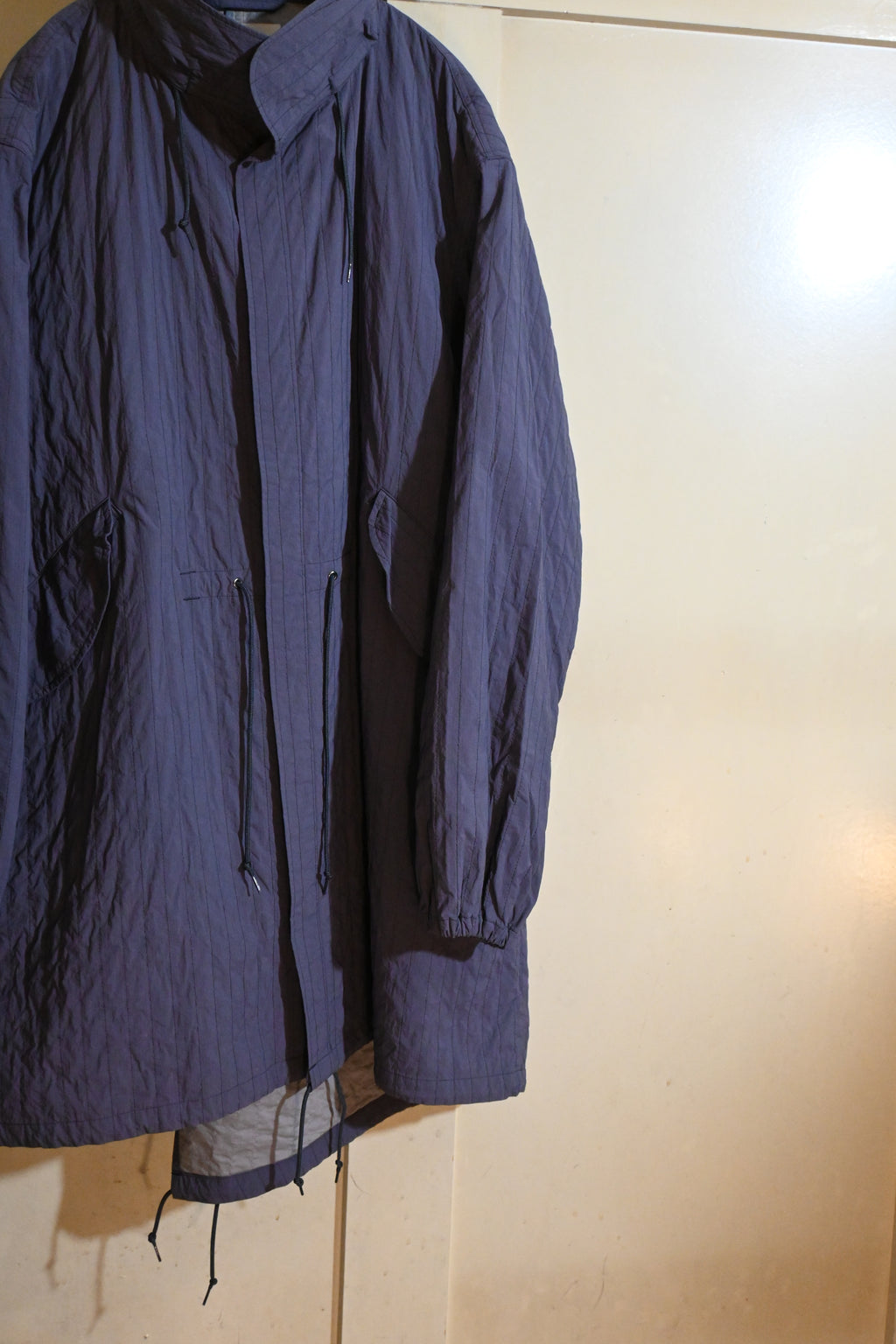 YOKE Purple Coat – Japanese Designer Outerwear (Size 1)