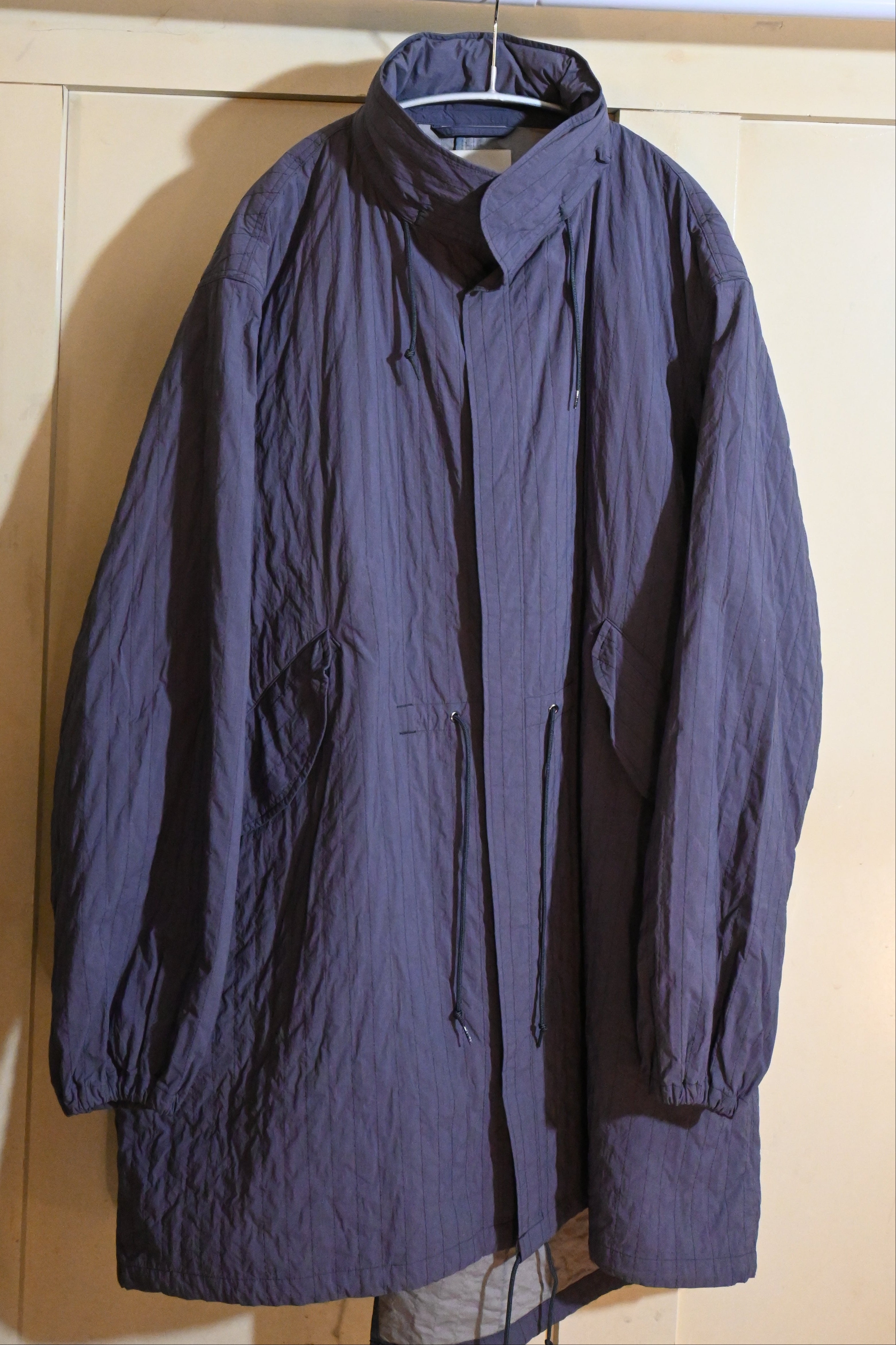 YOKE Purple Coat – Japanese Designer Outerwear (Size 1)