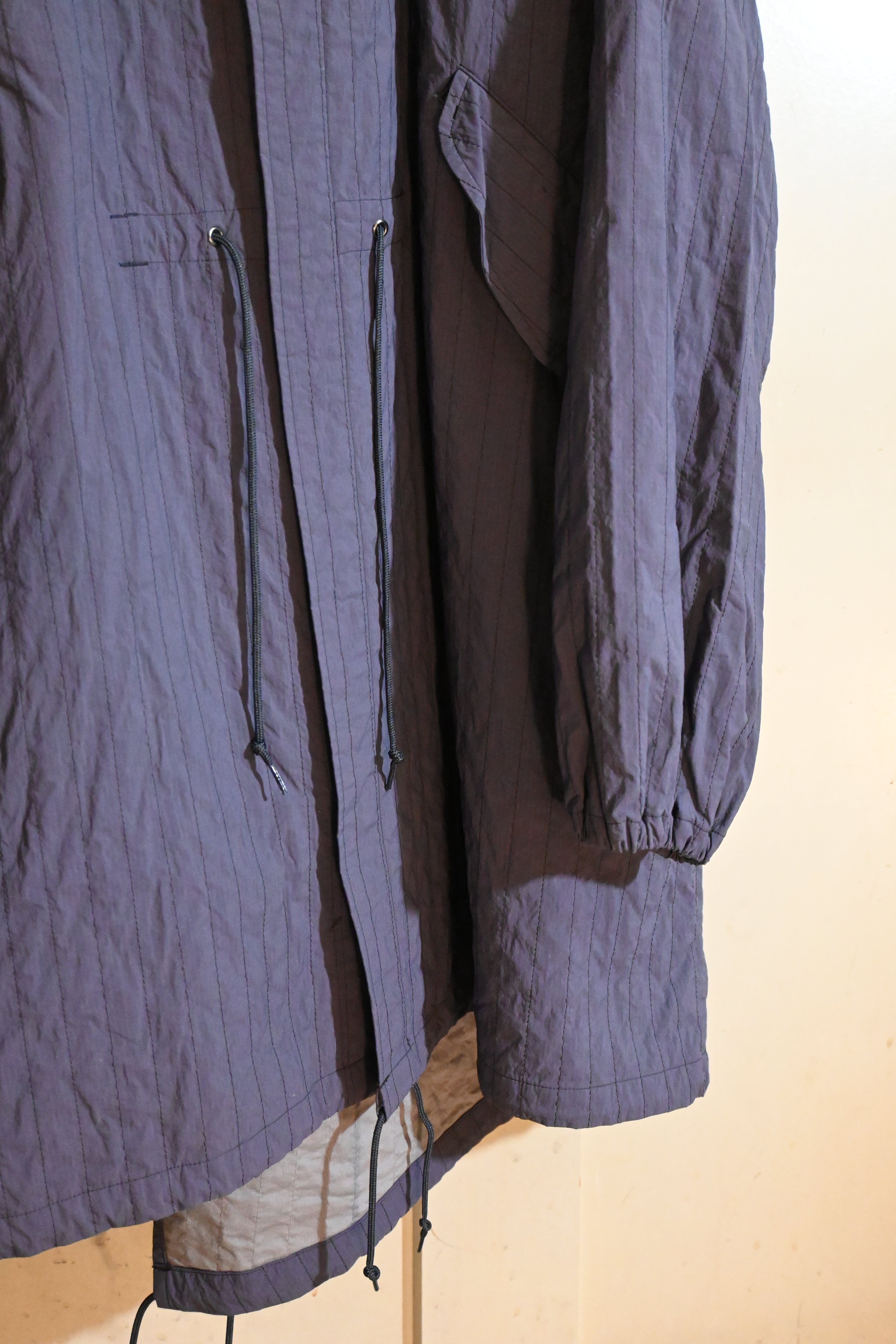 YOKE Purple Coat – Japanese Designer Outerwear (Size 1)
