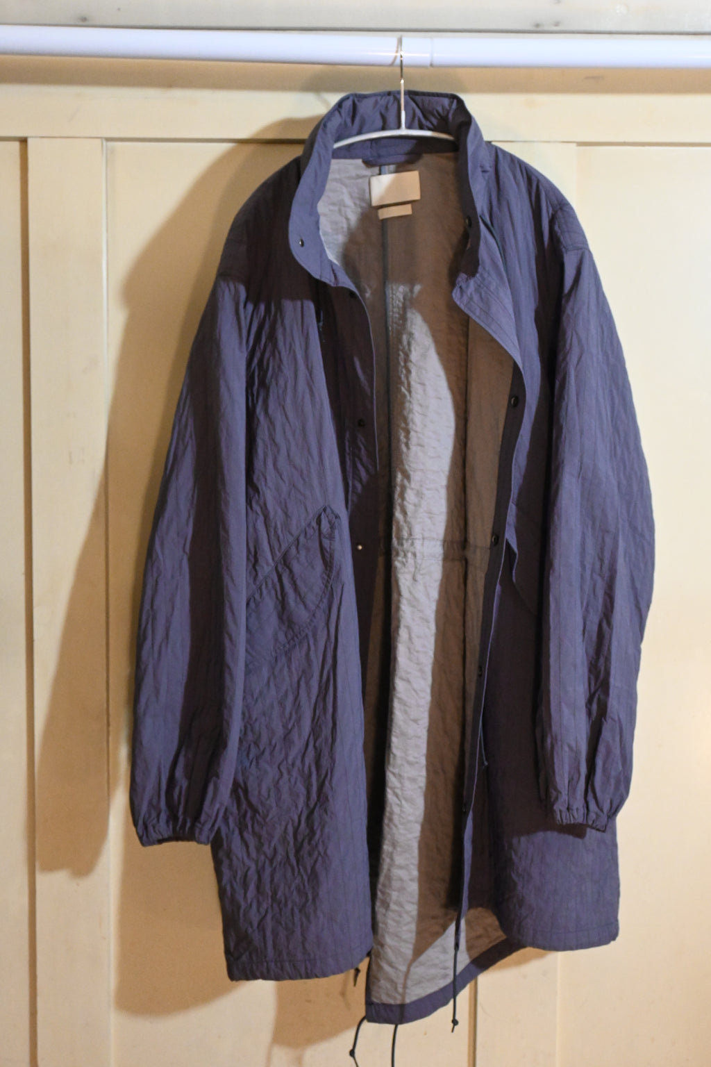 YOKE Purple Coat – Japanese Designer Outerwear (Size 1)