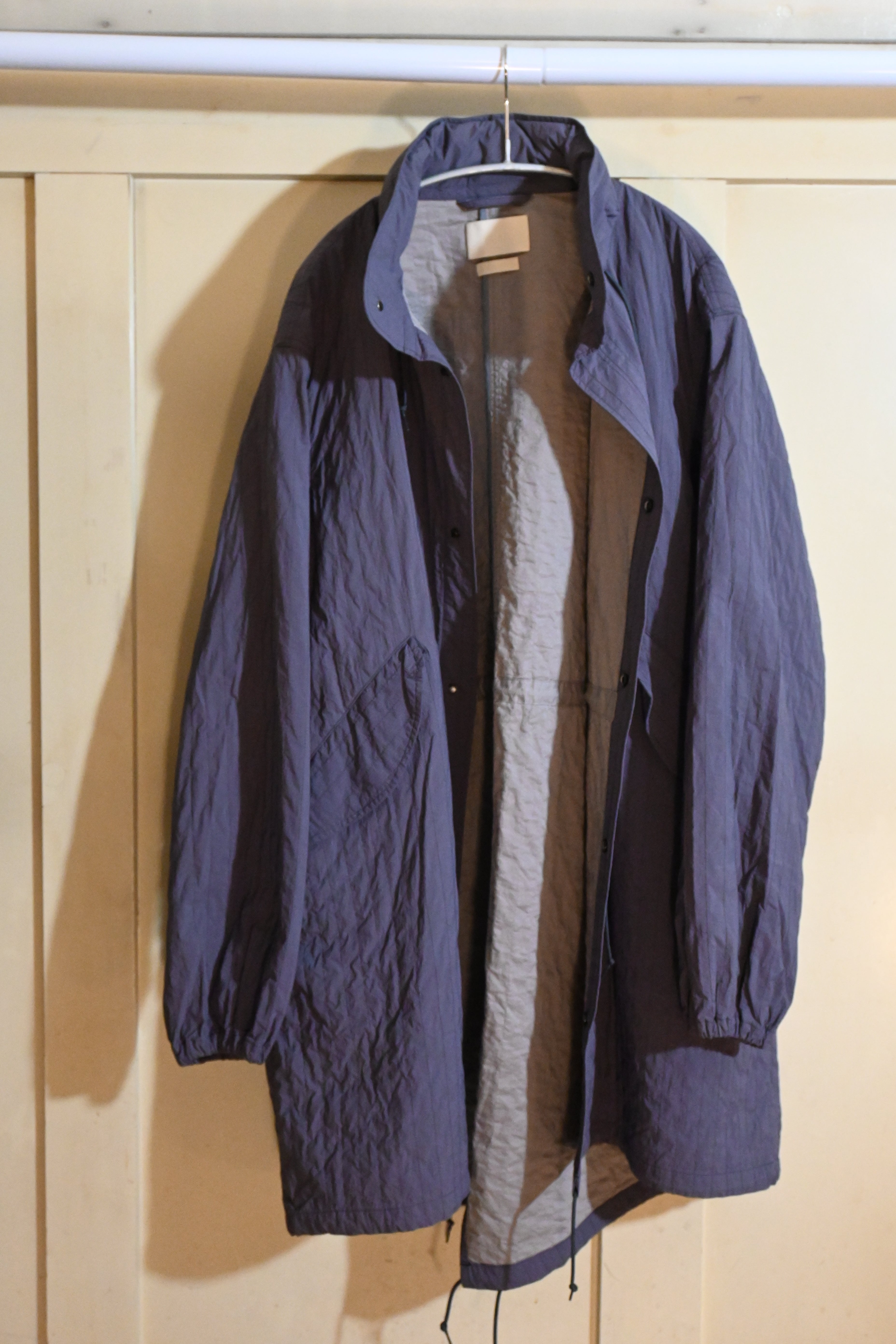 YOKE Purple Coat – Japanese Designer Outerwear (Size 1)