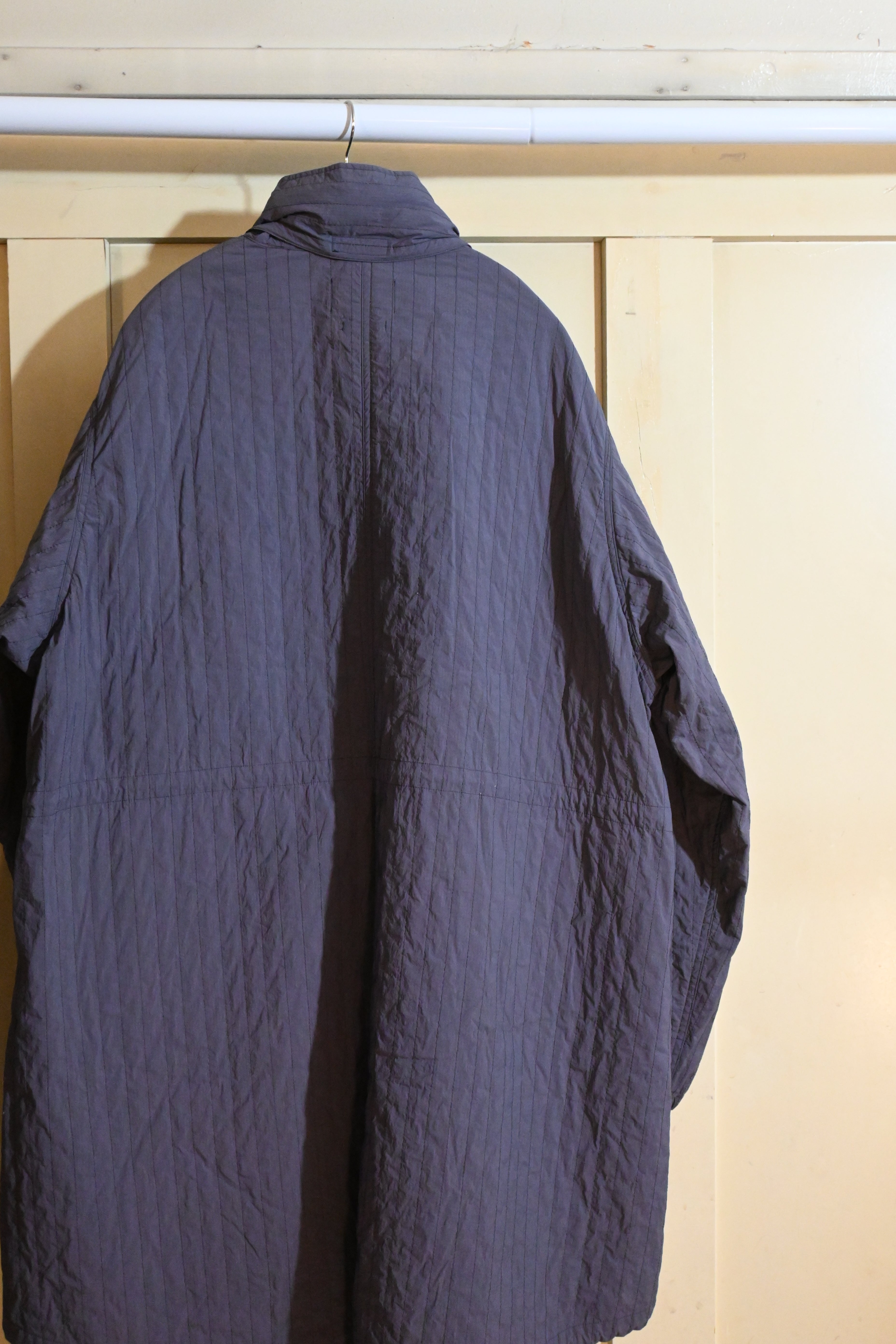 YOKE Purple Coat – Japanese Designer Outerwear (Size 1)