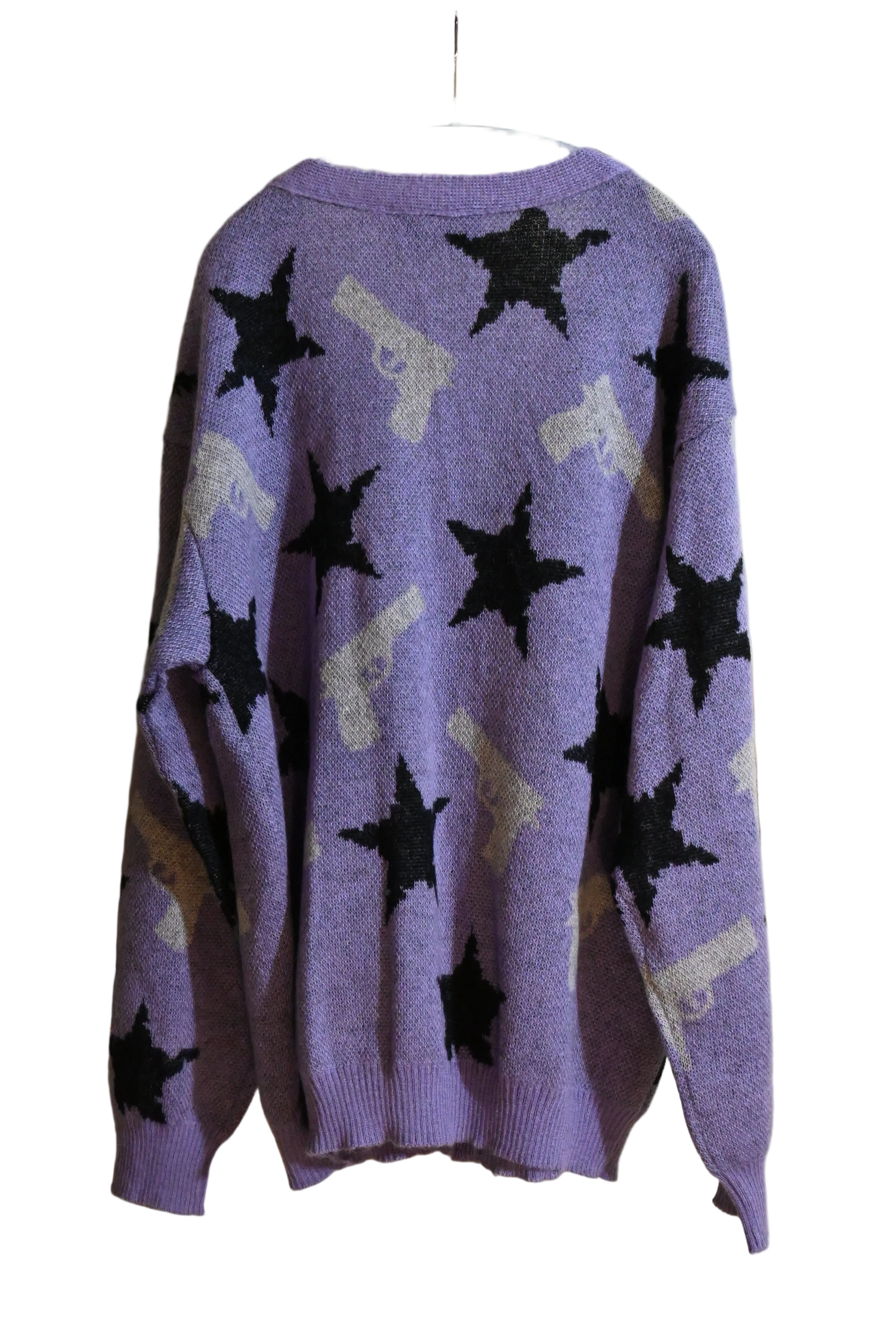 el conductorH Purple Mohair Knit Cardigan – Made in Japan (Size 2