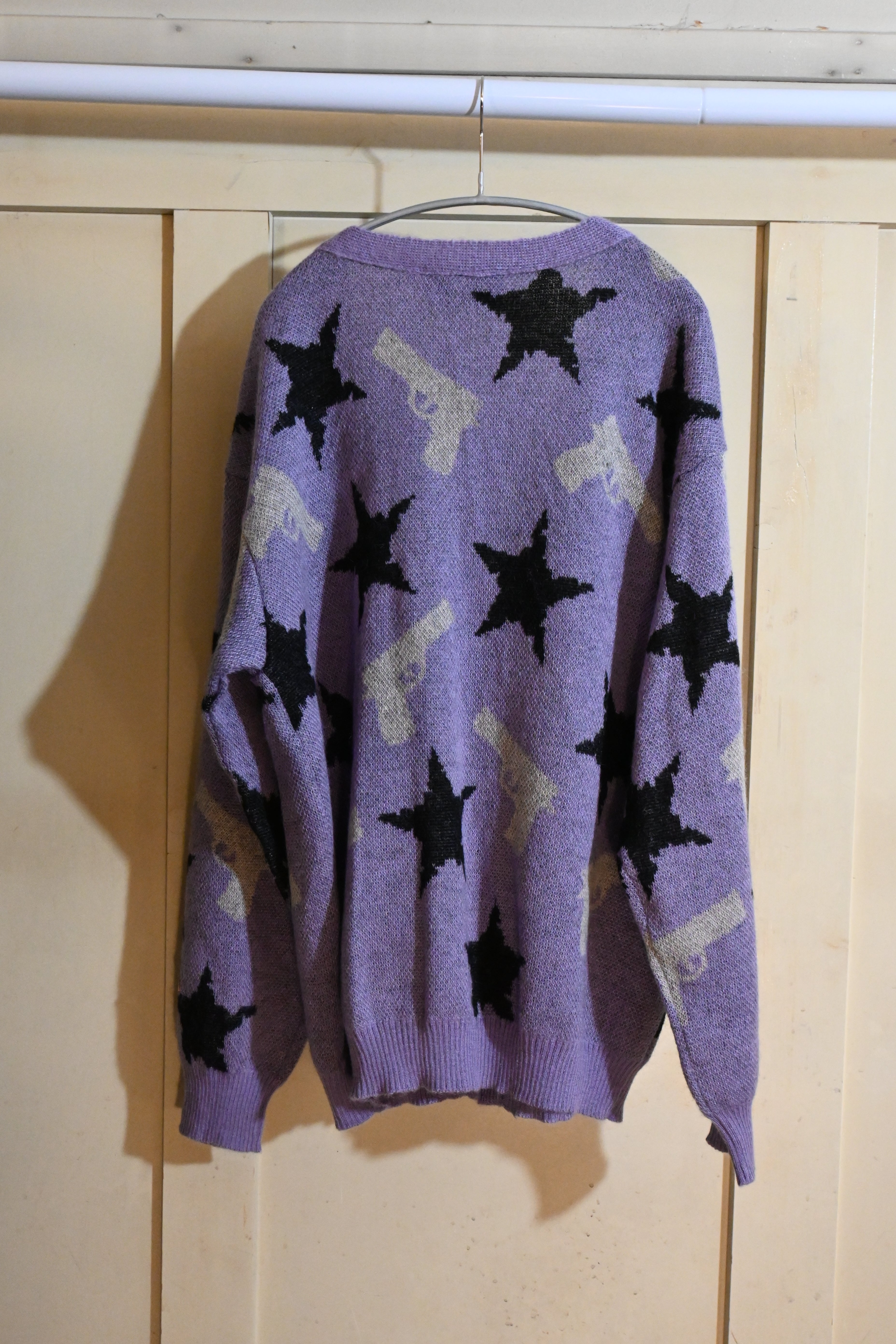 el conductorH Purple Mohair Knit Cardigan – Made in Japan (Size 2)