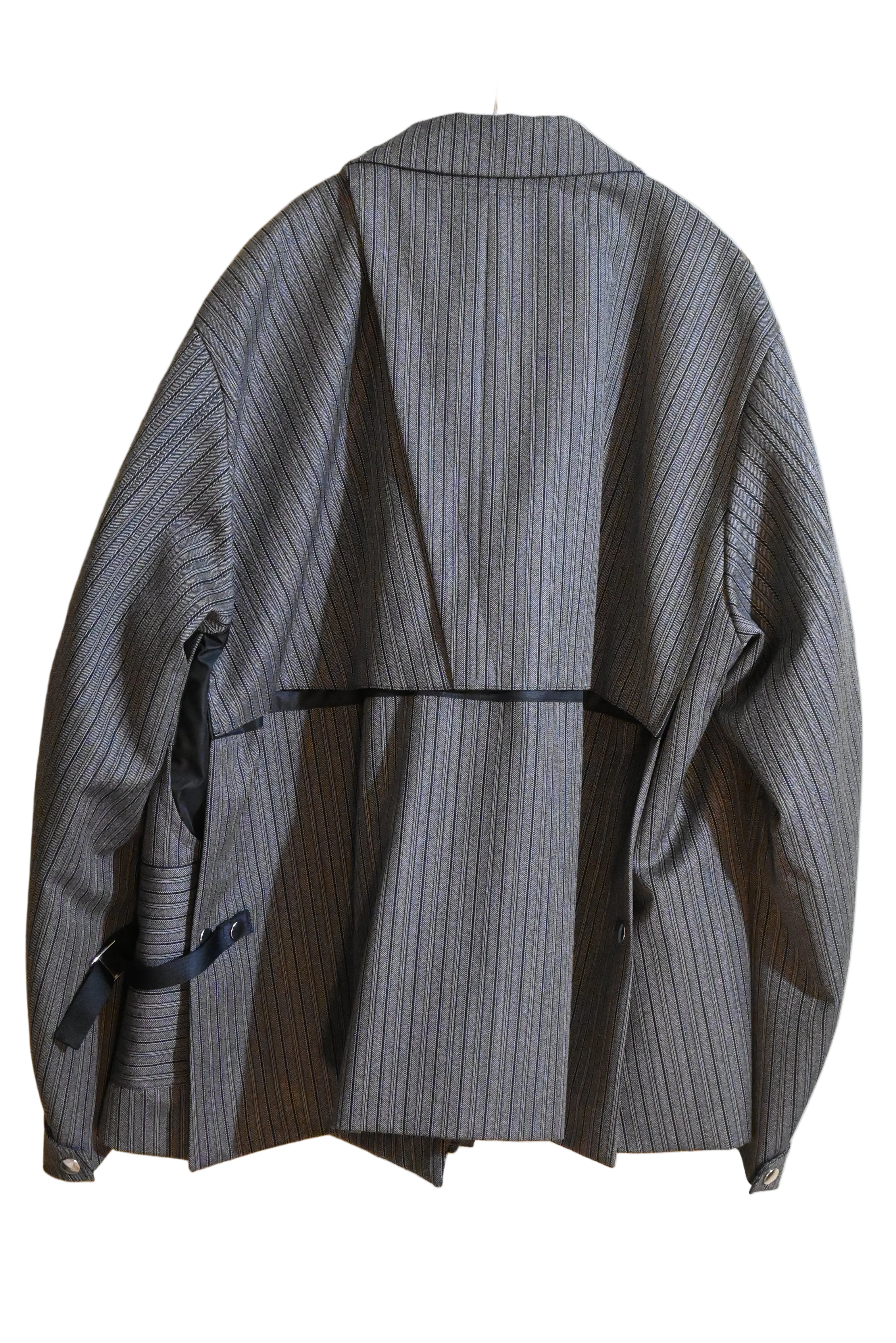 TAMME Grey Wool Blend Jacket – Made in Japan (Size L)