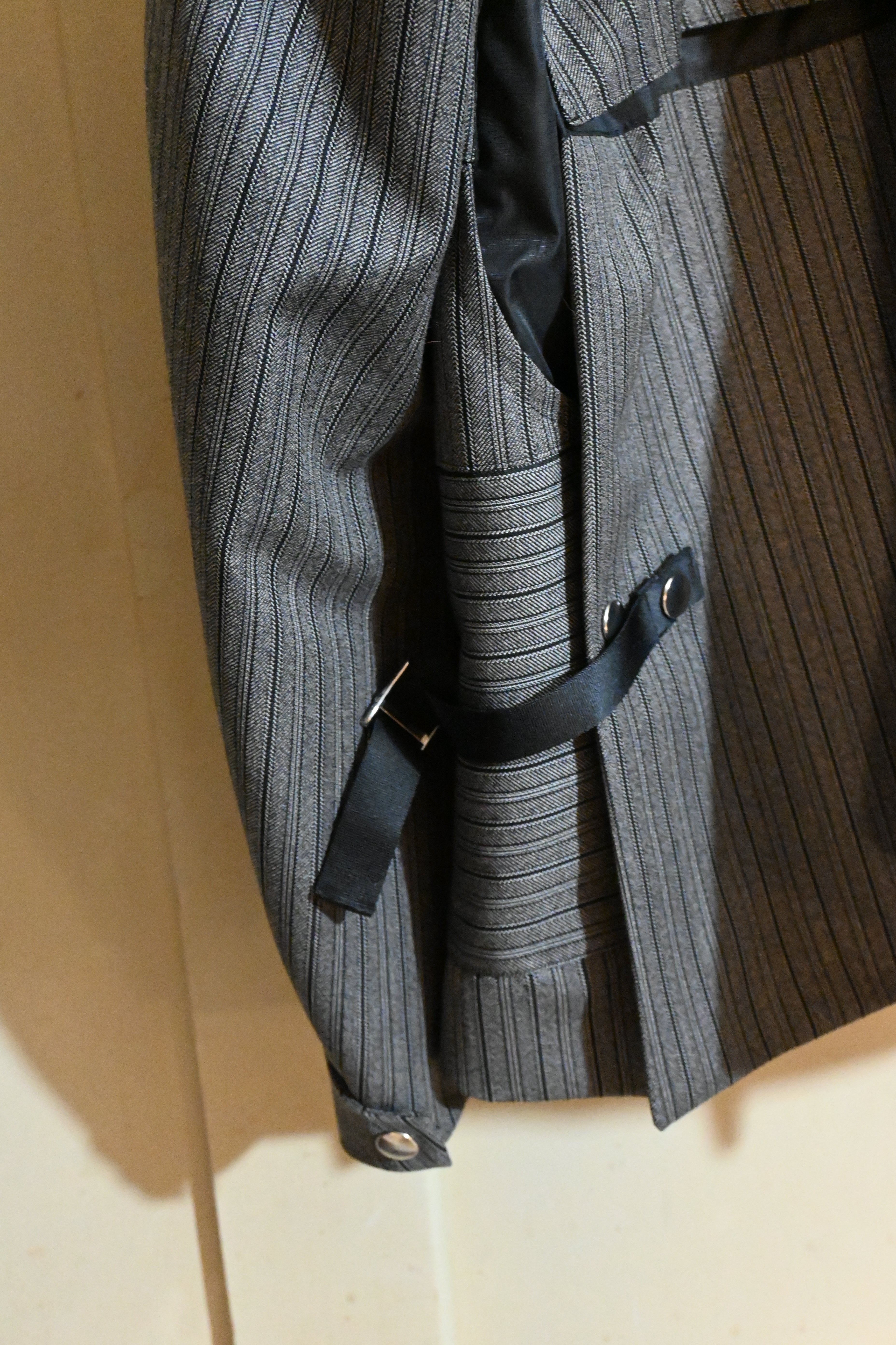 TAMME Grey Wool Blend Jacket – Made in Japan (Size L)