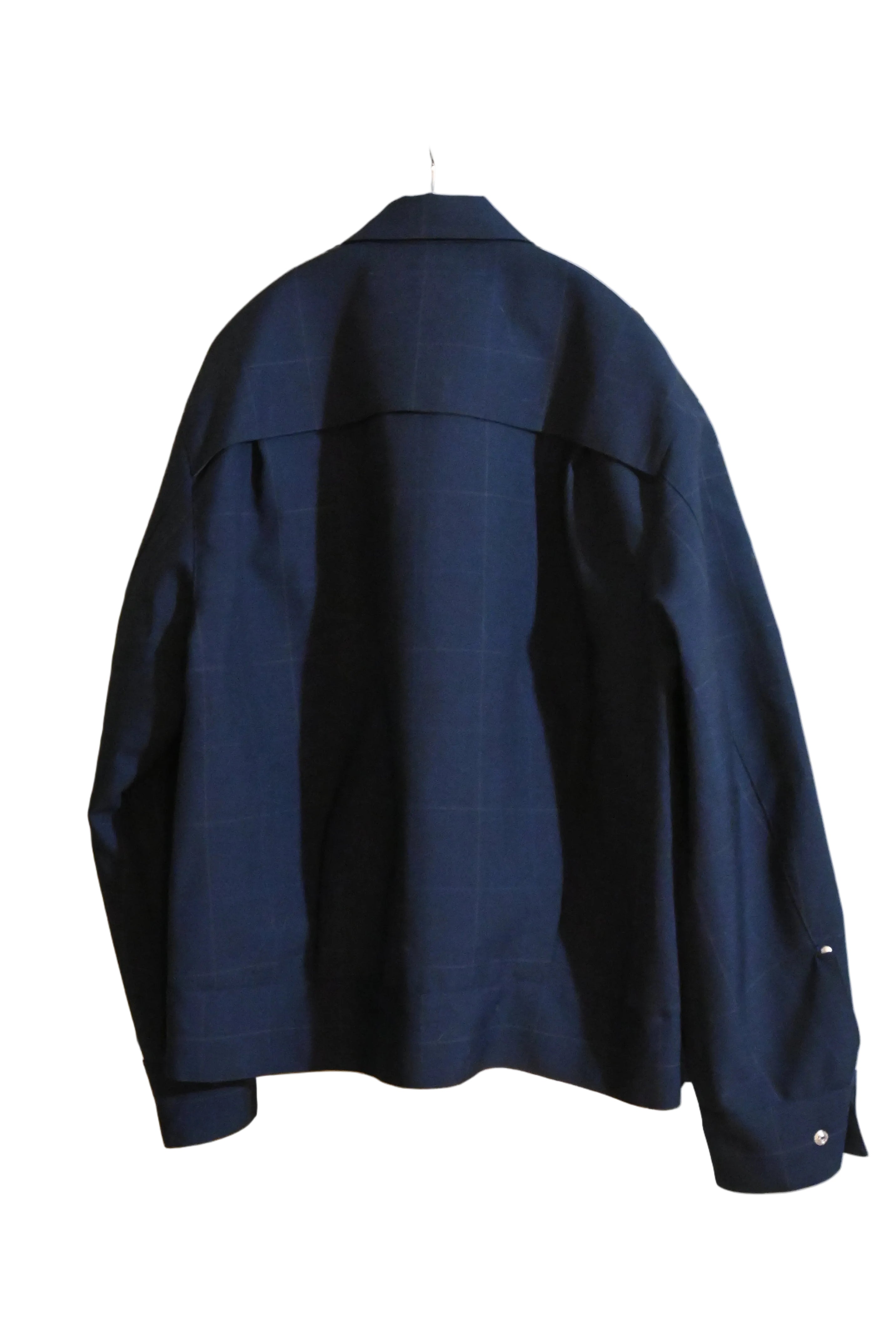 TAMME Navy Wool Blend Jacket – Made in Japan (Size L)