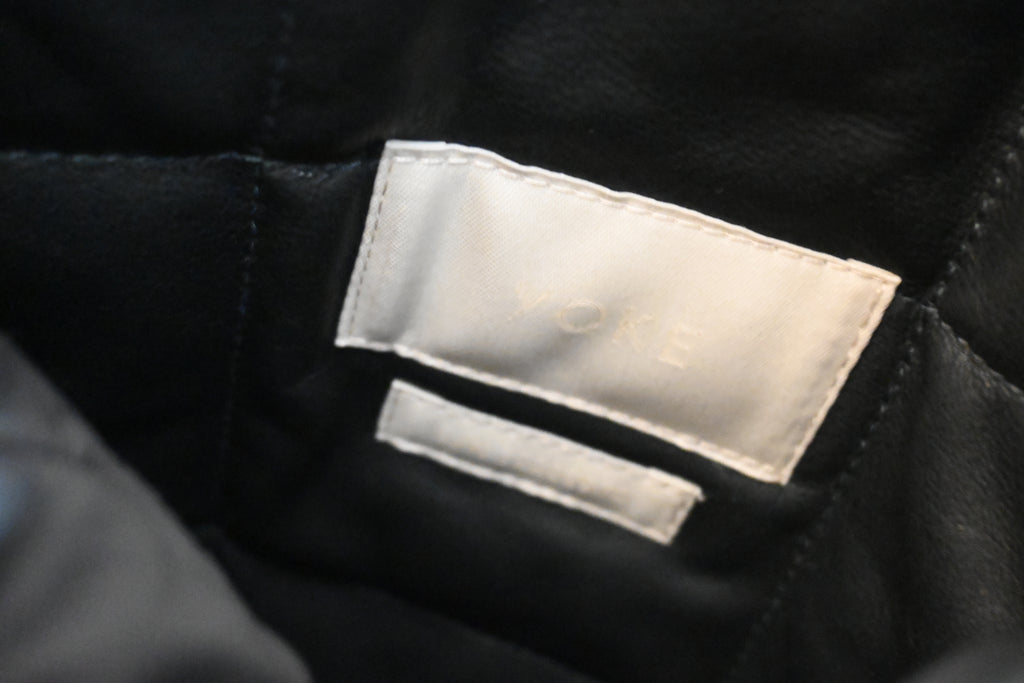 YOKE Reversible Sheep Leather Jacket – Black (Size 3)