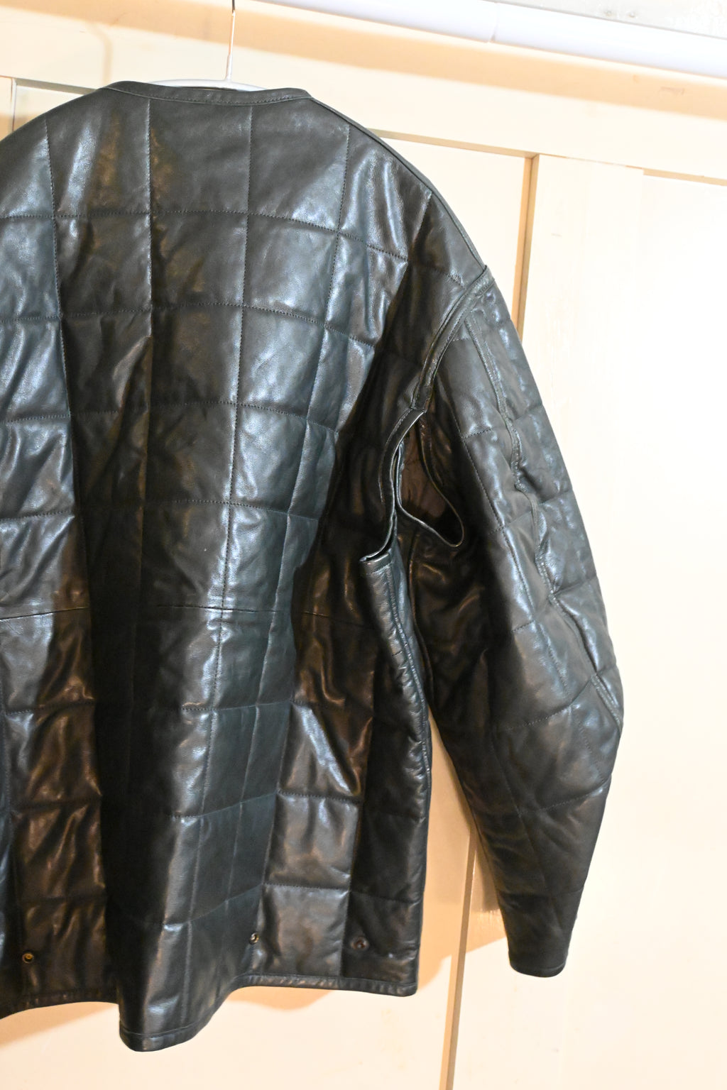 YOKE Reversible Sheep Leather Jacket – Black (Size 3)
