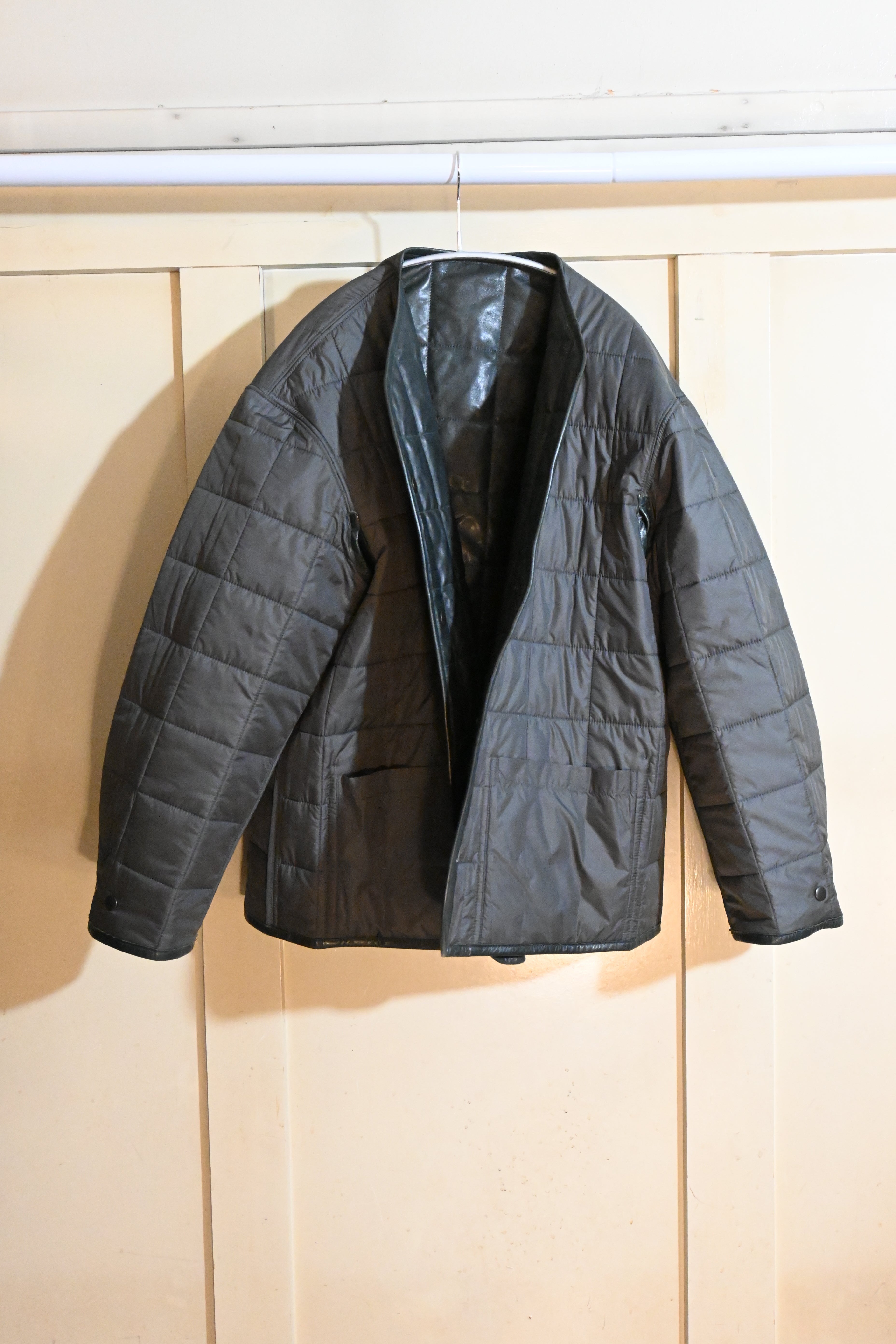 YOKE Reversible Sheep Leather Jacket – Black (Size 3)