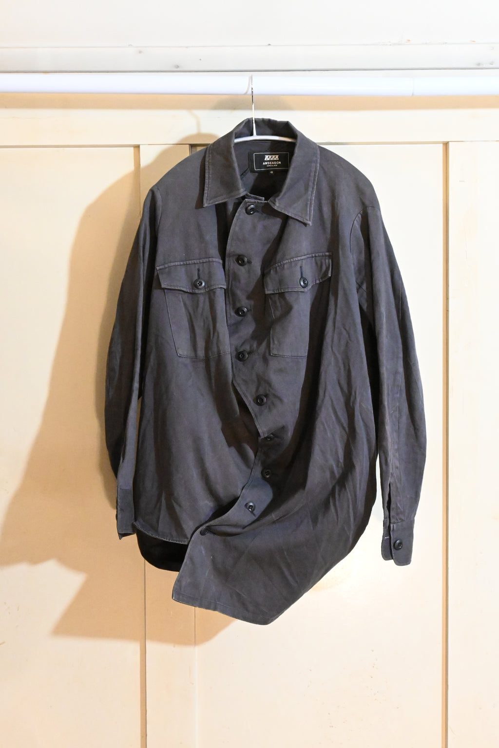 Anseason Anrealage Grey Asymmetrical Shirt – Made in Japan (Size 46)