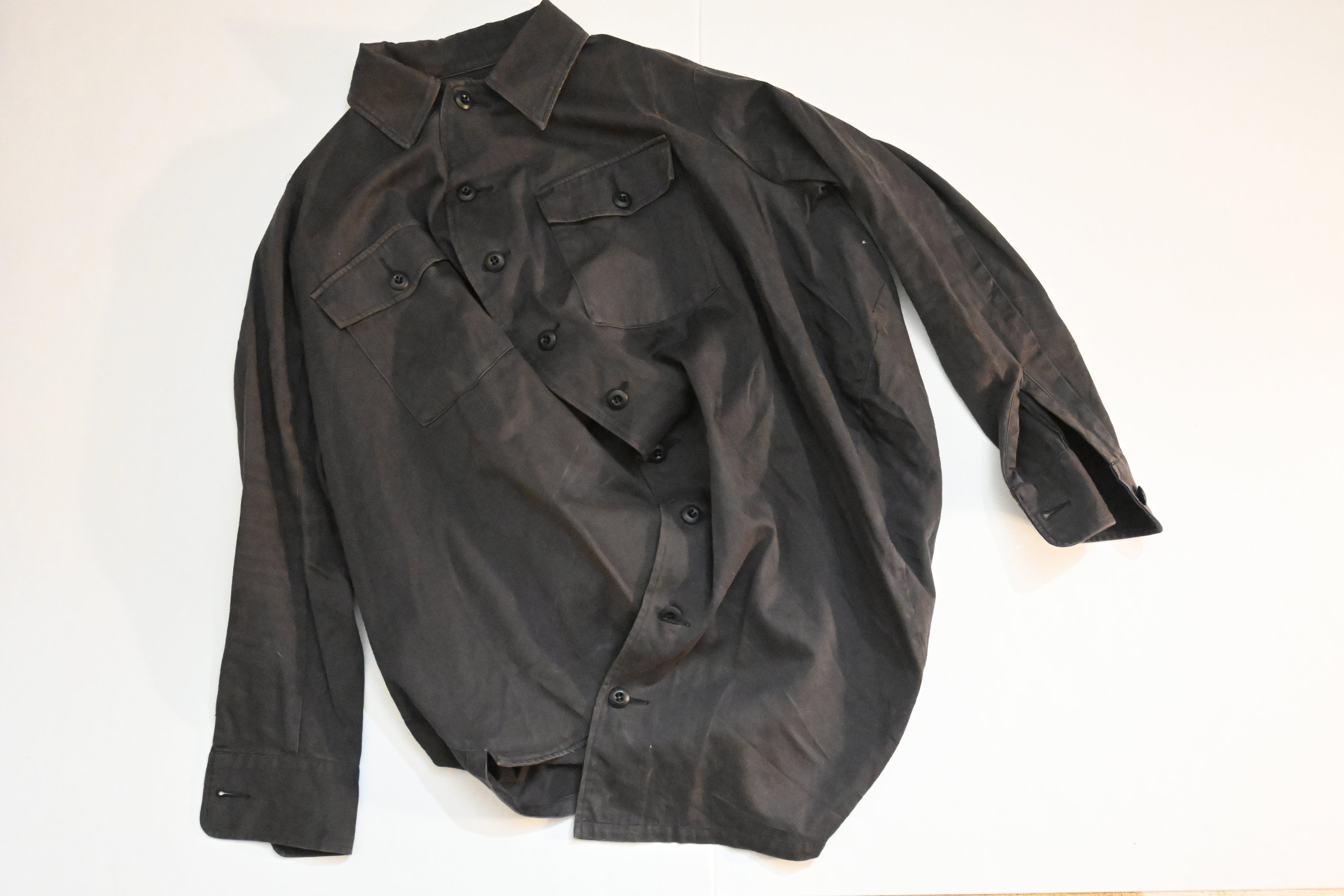 Anseason Anrealage Grey Asymmetrical Shirt – Made in Japan (Size 46)