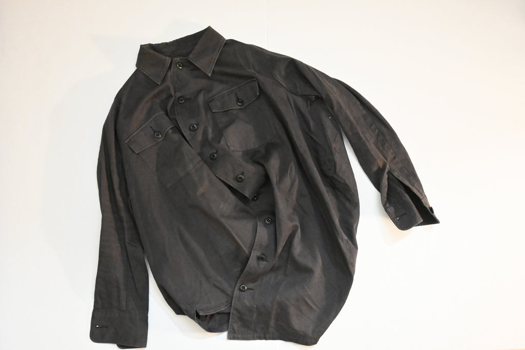 Anseason Anrealage Grey Asymmetrical Shirt – Made in Japan (Size 46)