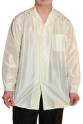 Yohji Yamamoto Acetate Stripe Shirt – Black (Size M)