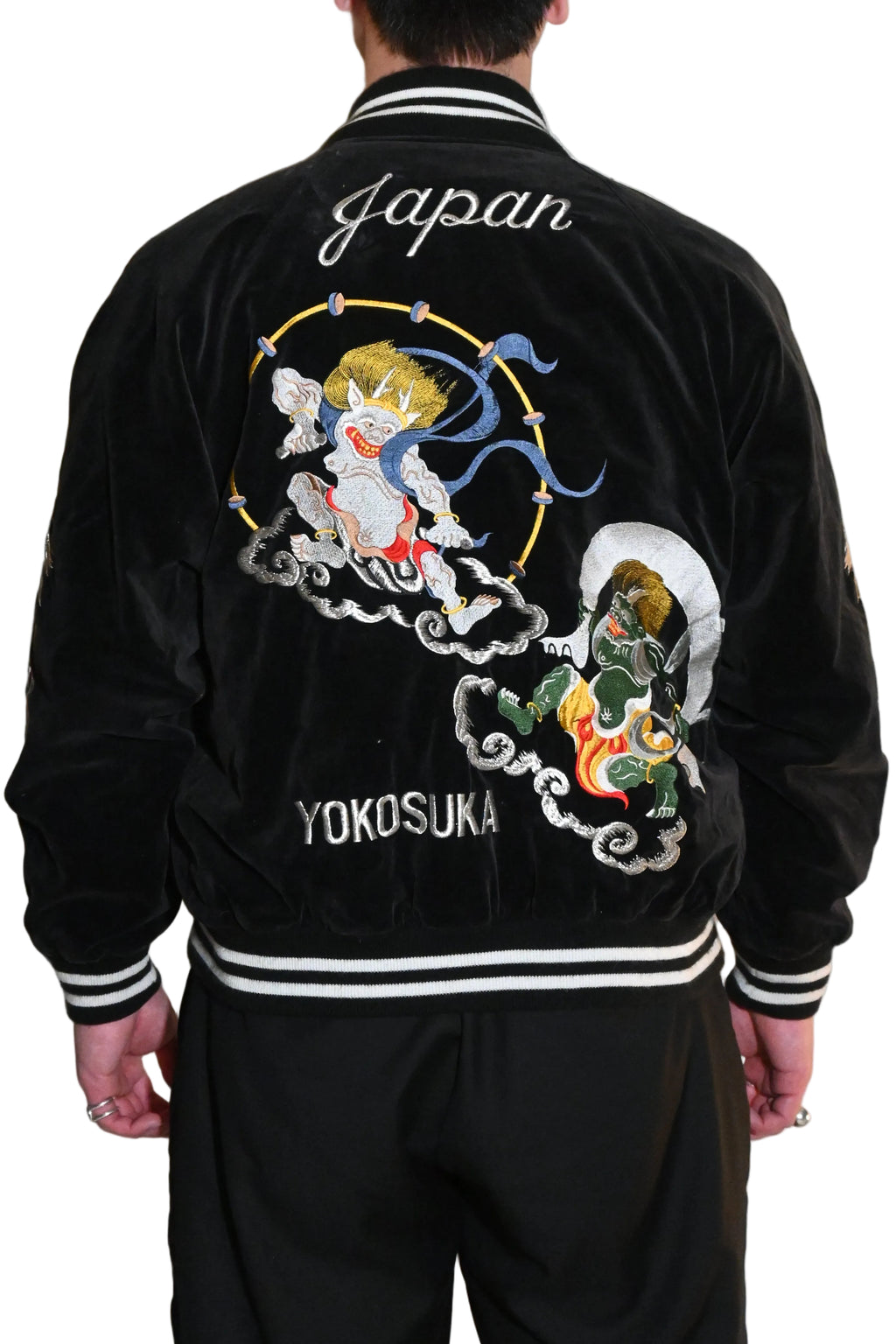 YAMAKO Fujin & Raijin Sukajan Jacket – Made in Japan (Free Size)