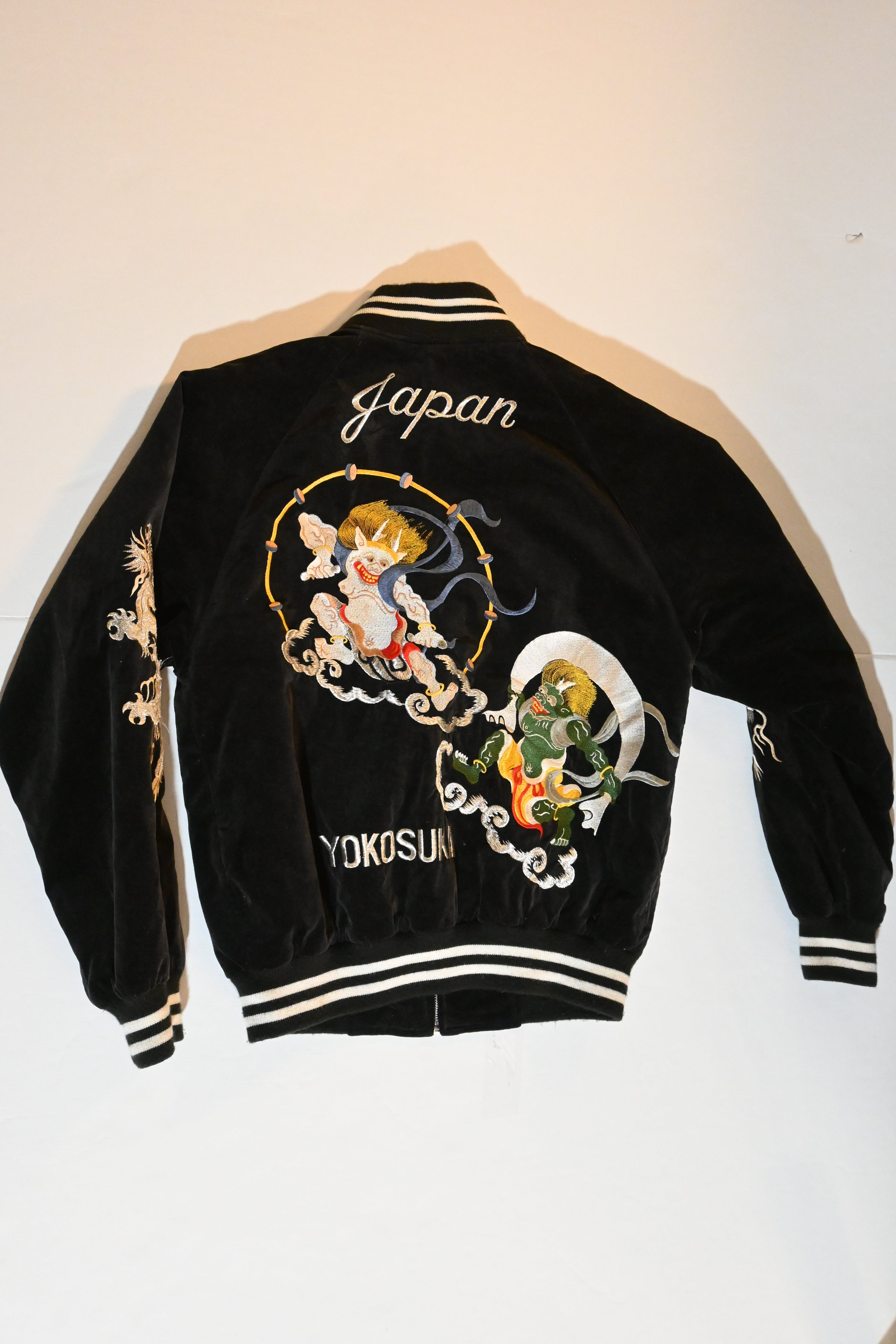 YAMAKO Fujin & Raijin Sukajan Jacket – Made in Japan (Free Size)