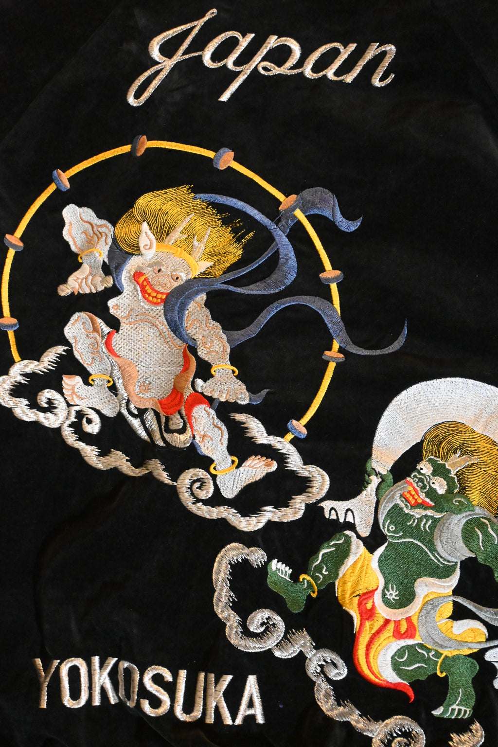 YAMAKO Fujin & Raijin Sukajan Jacket – Made in Japan (Free Size)