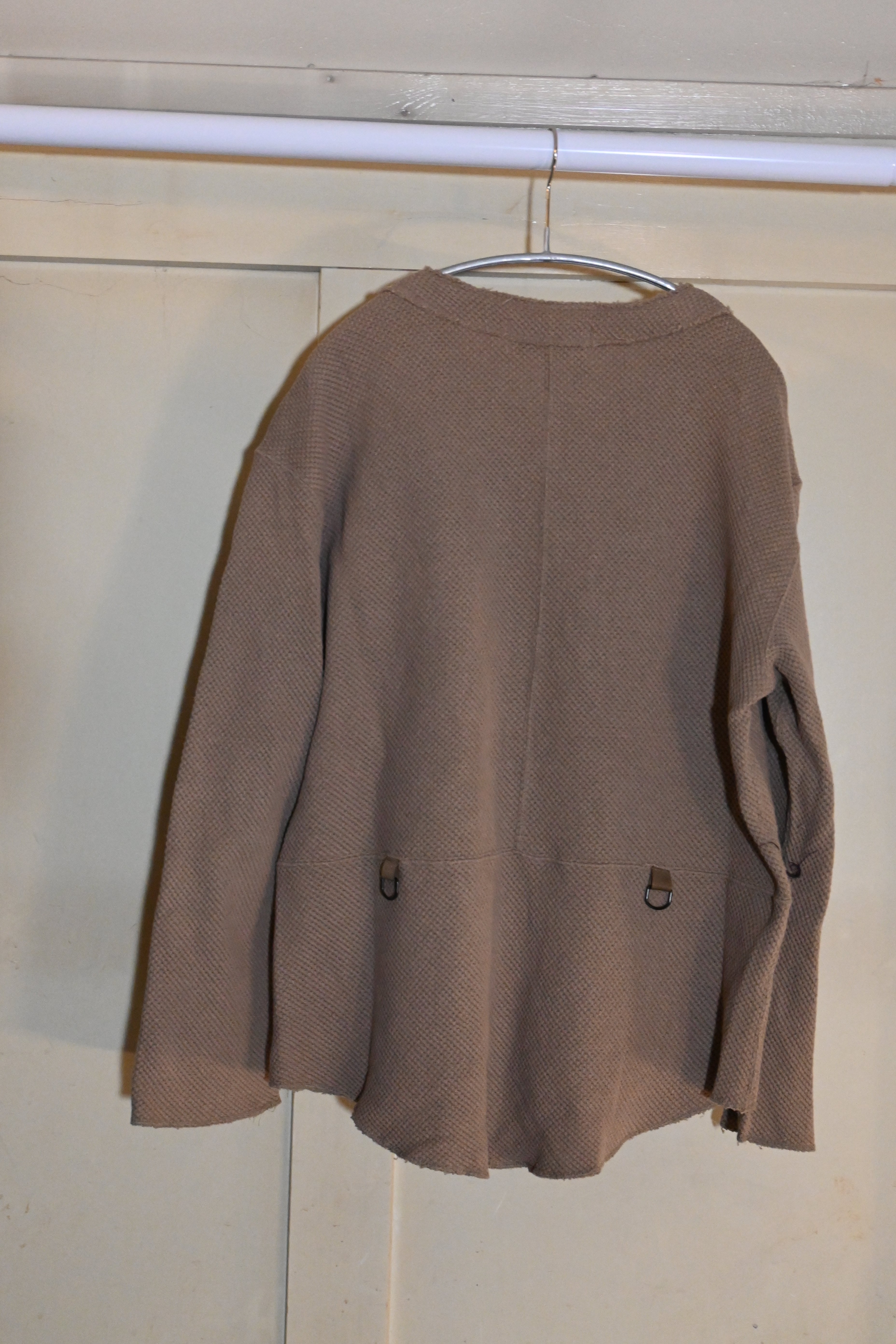 AZUMA Front-Open Cutsew Top – Beige (Size 1)