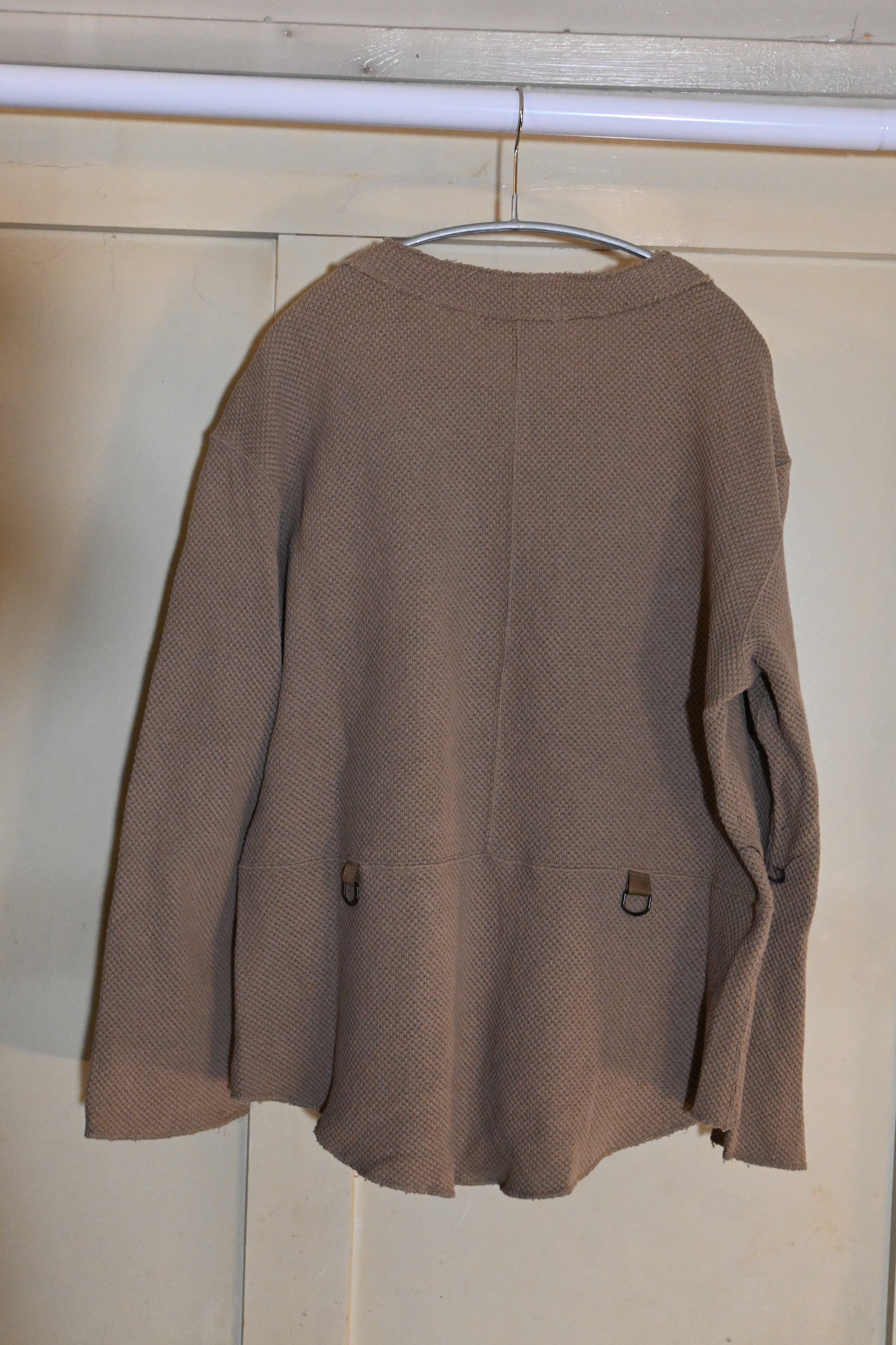 AZUMA Front-Open Cutsew Top – Beige (Size 1)