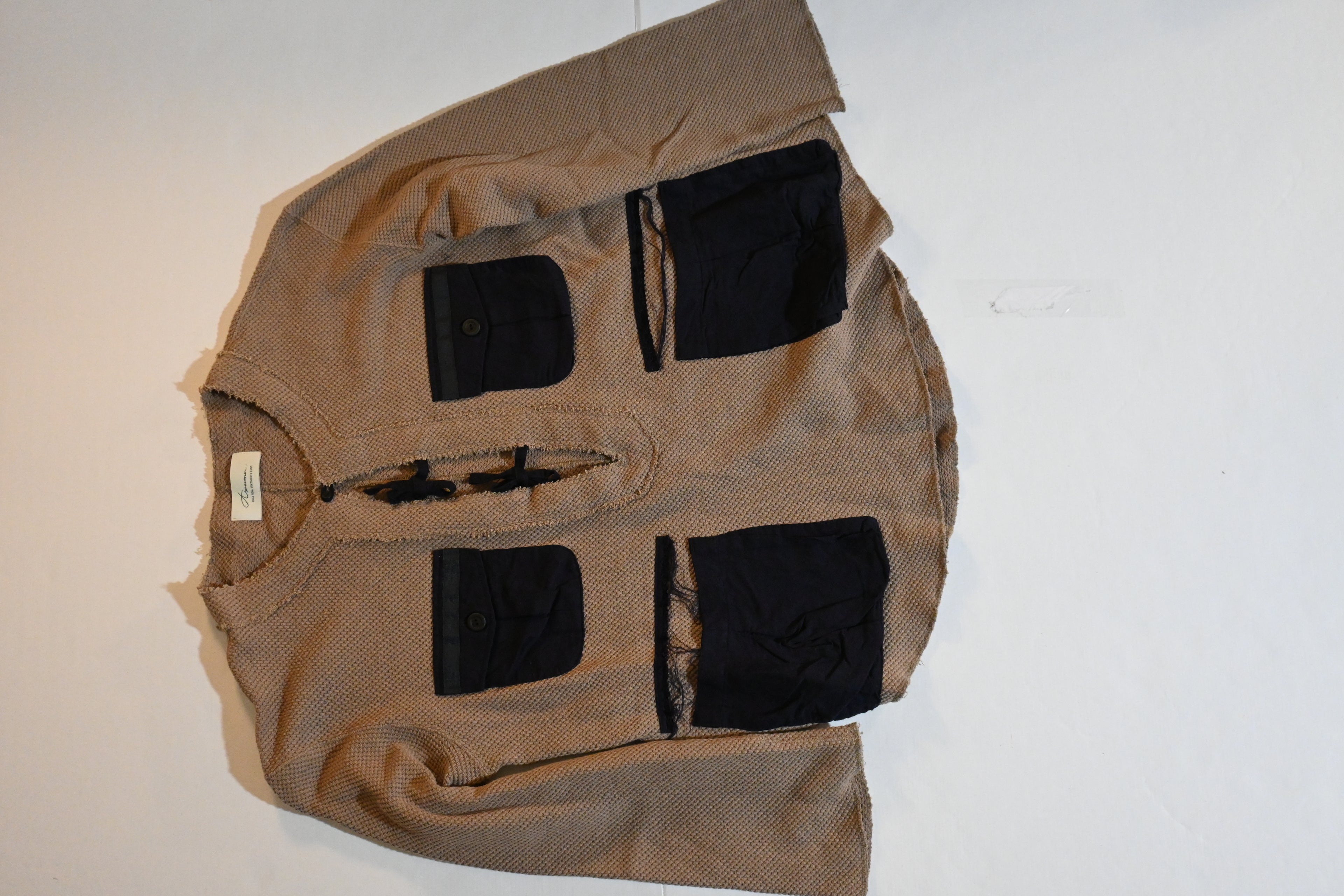 AZUMA Front-Open Cutsew Top – Beige (Size 1)