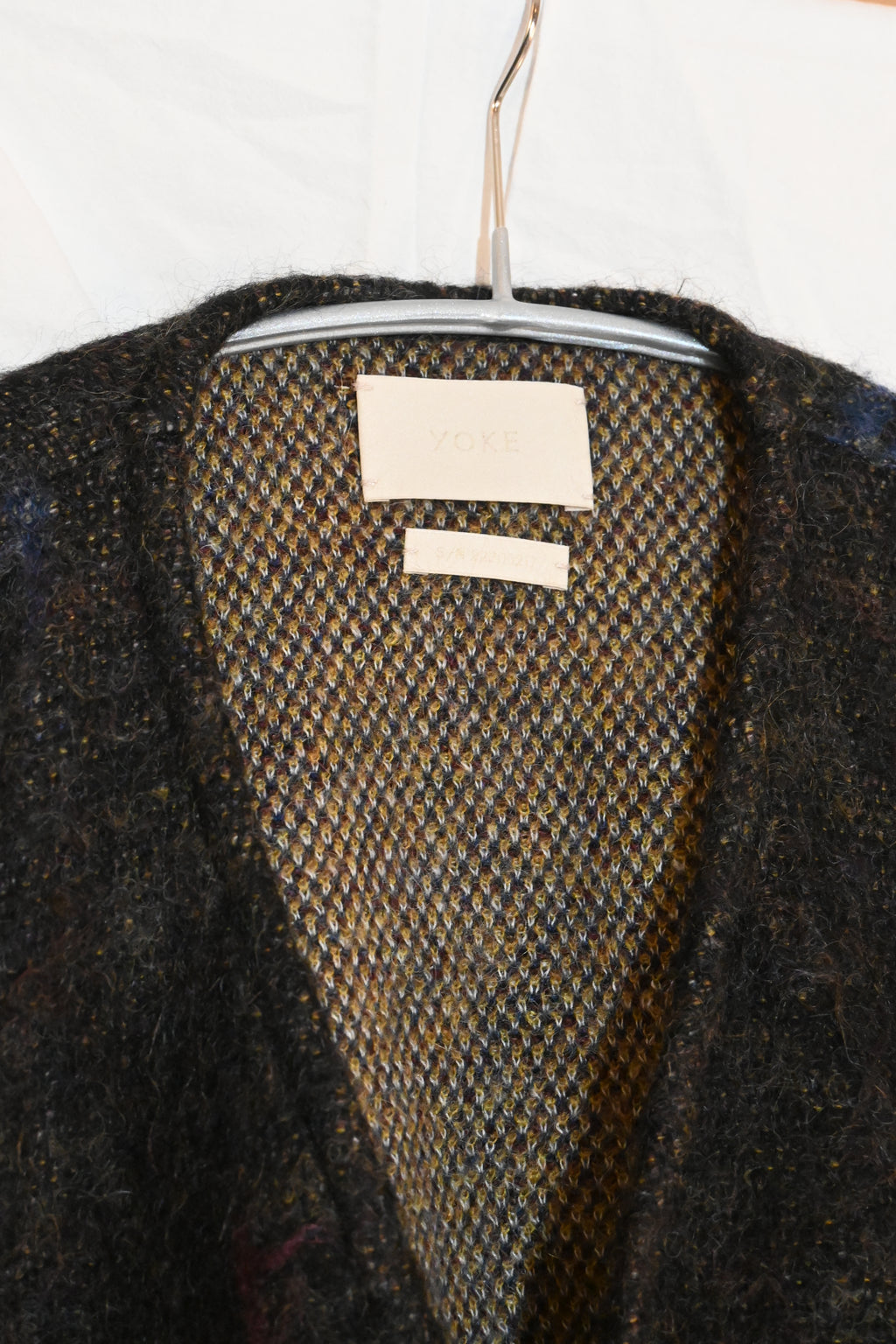 YOKE Mohair Blend Cardigan – AW22 Made in Japan (Size 2)