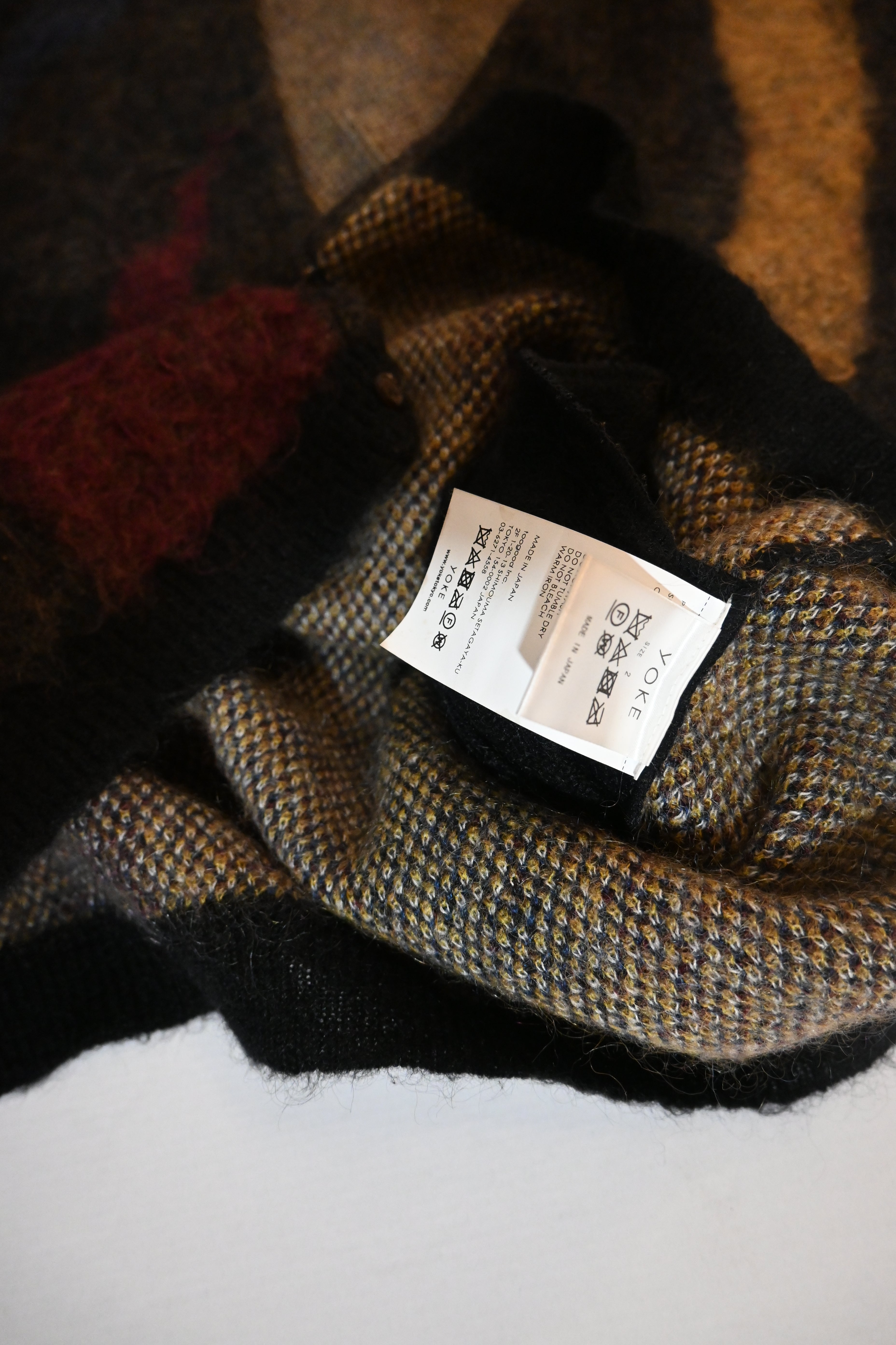 YOKE Mohair Blend Cardigan – AW22 Made in Japan (Size 2)