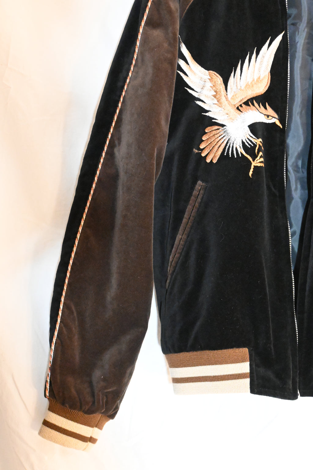 YAMAKO Japan Map Sukajan Jacket – Brown (Size M)